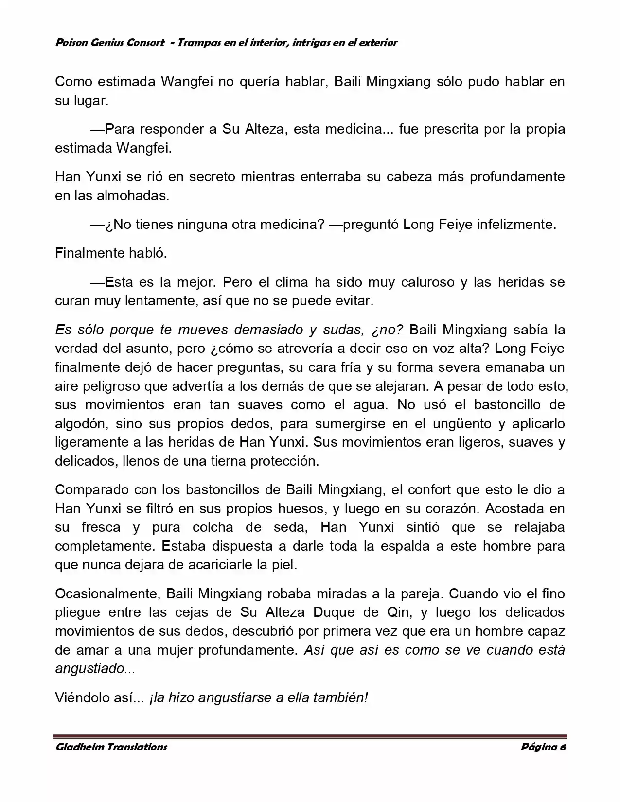 Poison Genious Consort (Novela) - Capítulo 359 - Página 6 - LectorTMOo