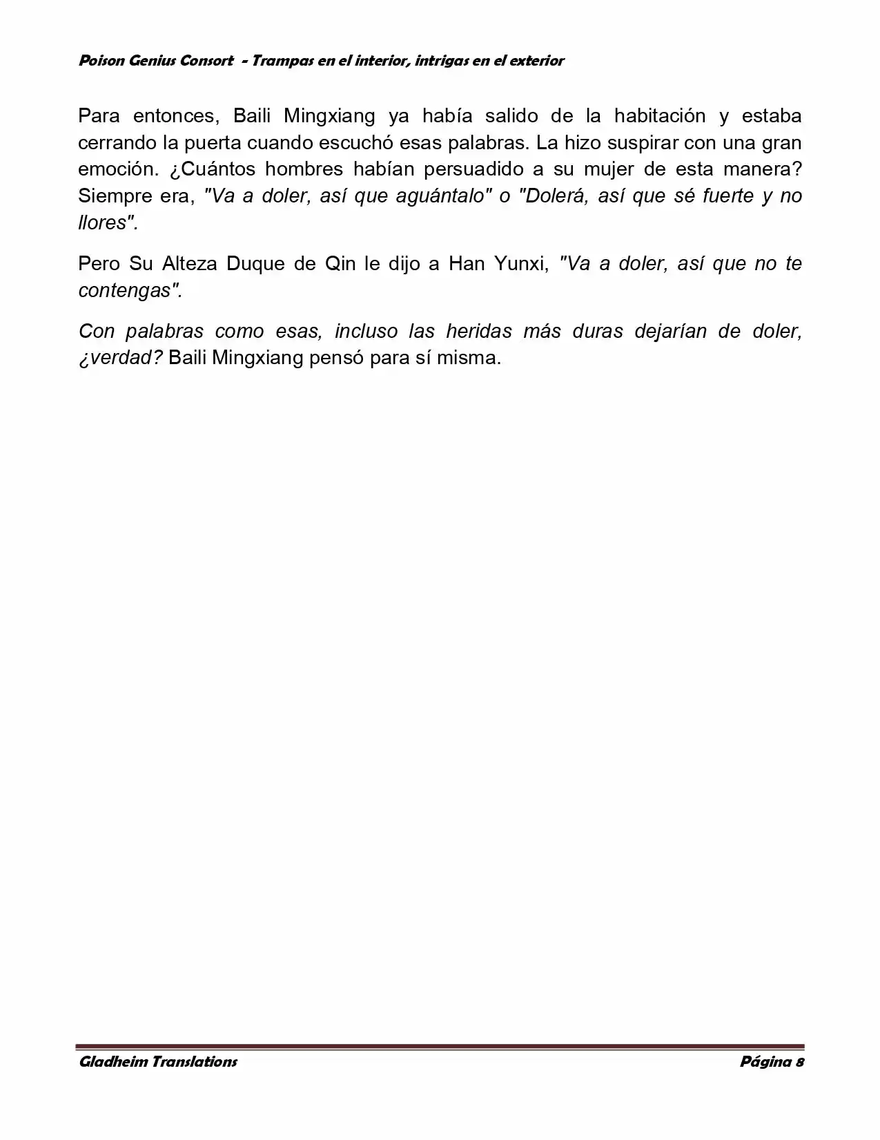 Poison Genious Consort (Novela) - Capítulo 359 - Página 8 - LectorTMOo