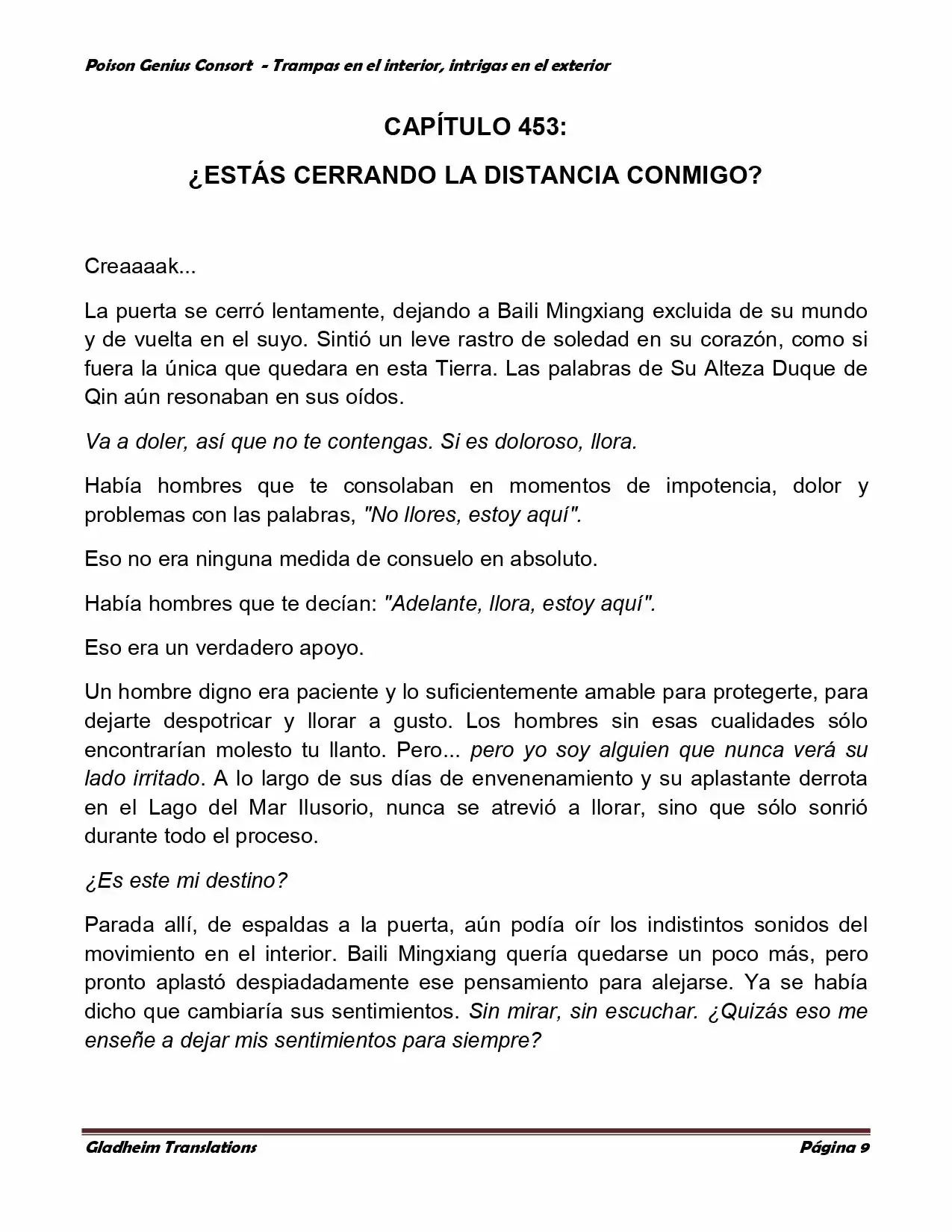 Poison Genious Consort (Novela) - Capítulo 359 - Página 9 - LectorTMOo