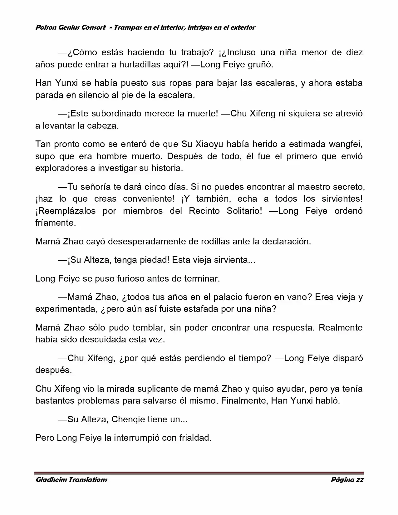 Poison Genious Consort (Novela) - Capítulo 359 - Página 21 - LectorTMOo