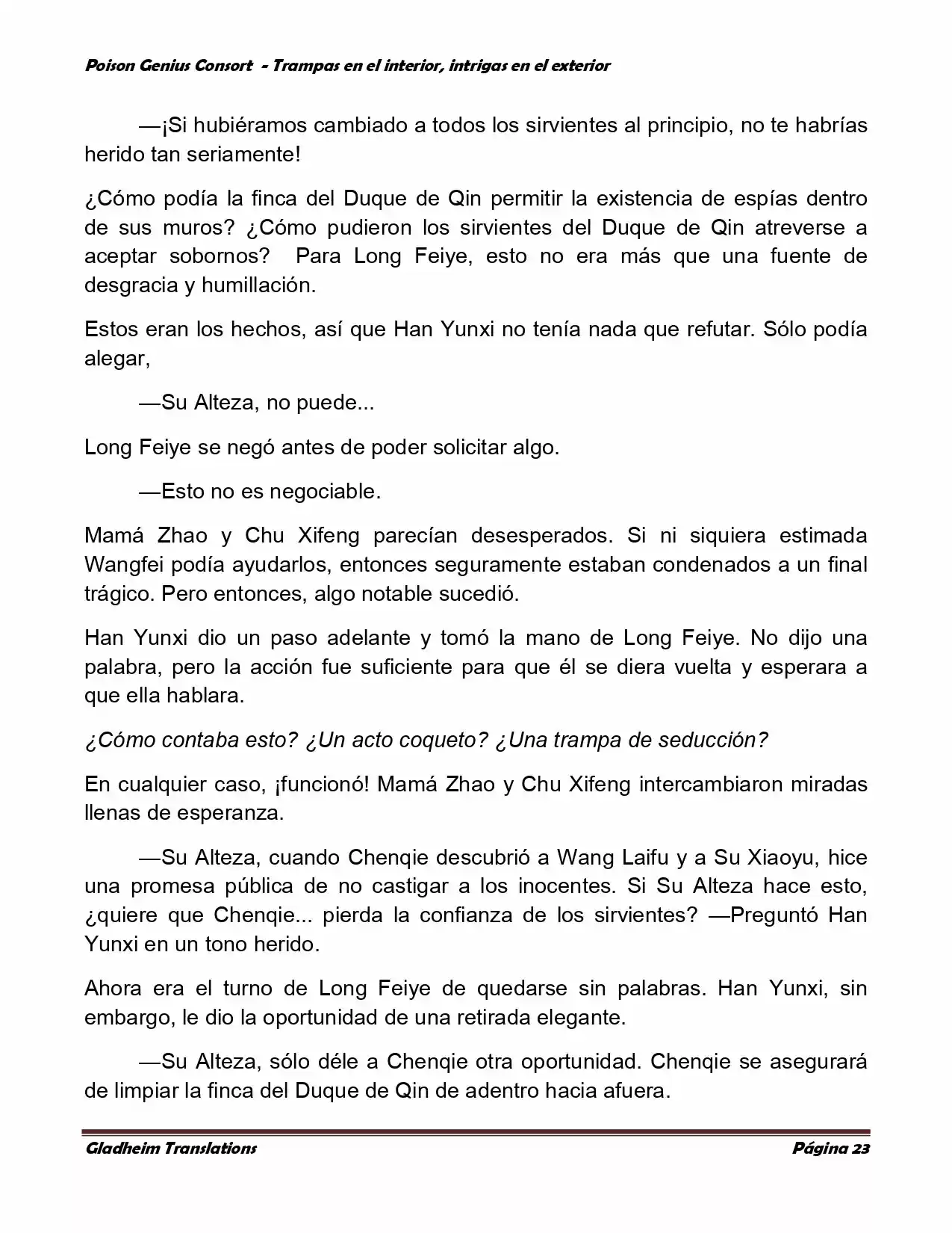 Poison Genious Consort (Novela) - Capítulo 359 - Página 22 - LectorTMOo