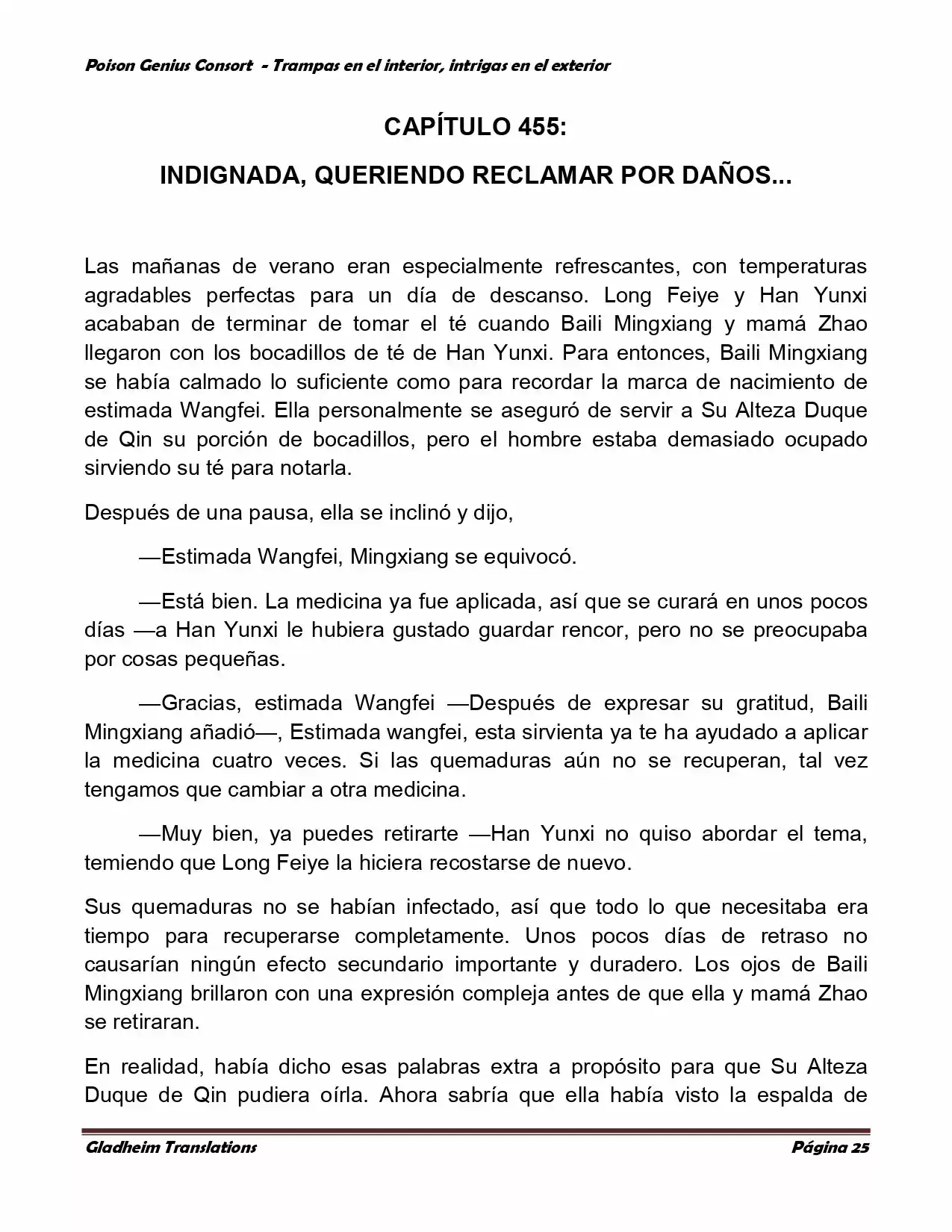 Poison Genious Consort (Novela) - Capítulo 359 - Página 24 - LectorTMOo