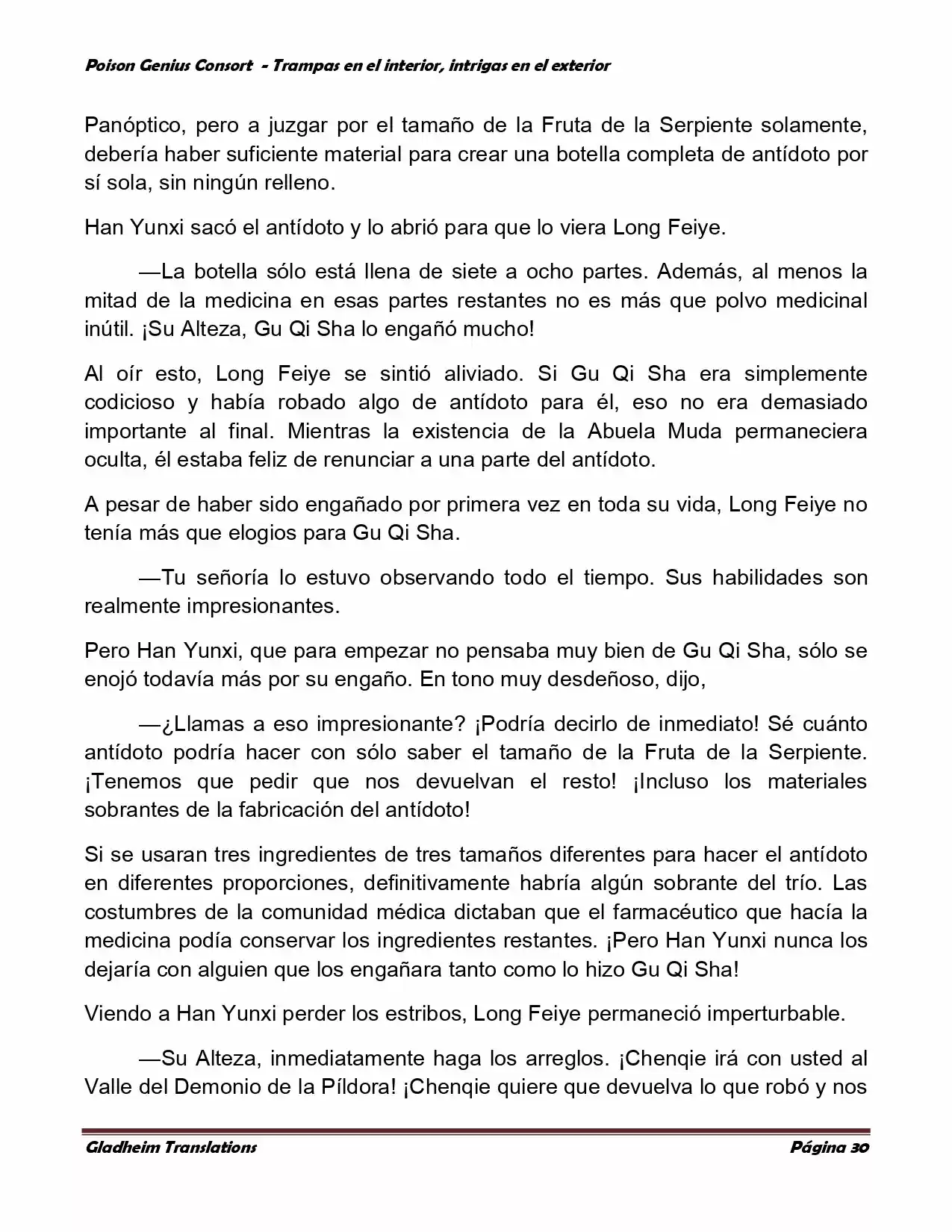 Poison Genious Consort (Novela) - Capítulo 359 - Página 29 - LectorTMOo