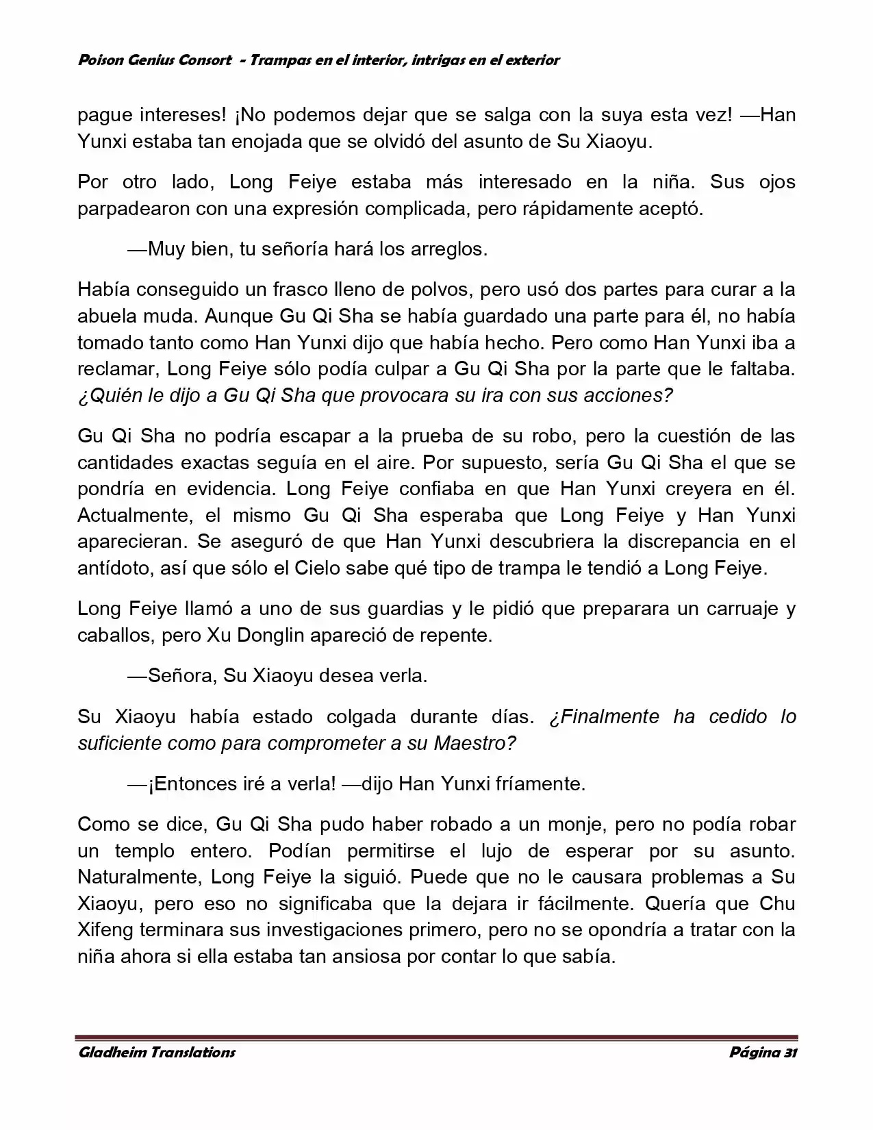 Poison Genious Consort (Novela) - Capítulo 359 - Página 30 - LectorTMOo