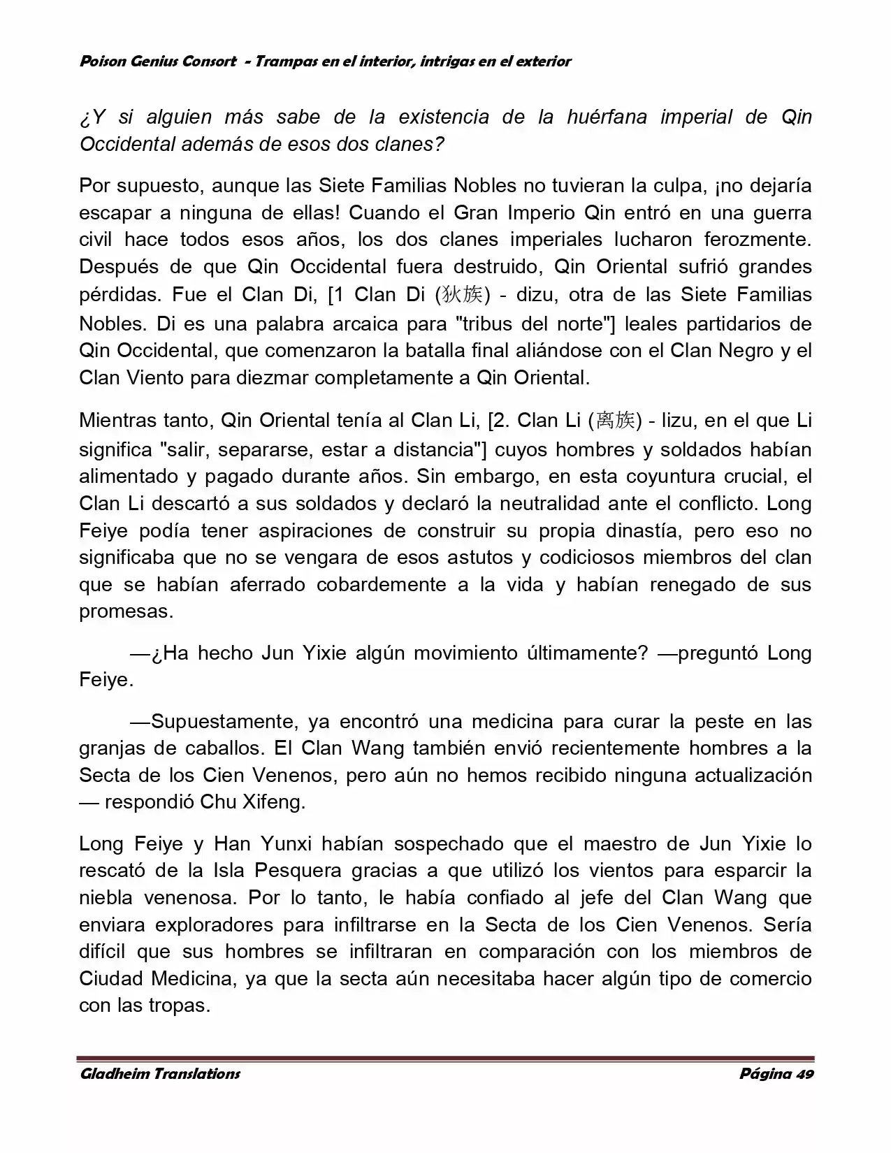 Poison Genious Consort (Novela) - Capítulo 359 - Página 46 - LectorTMOo