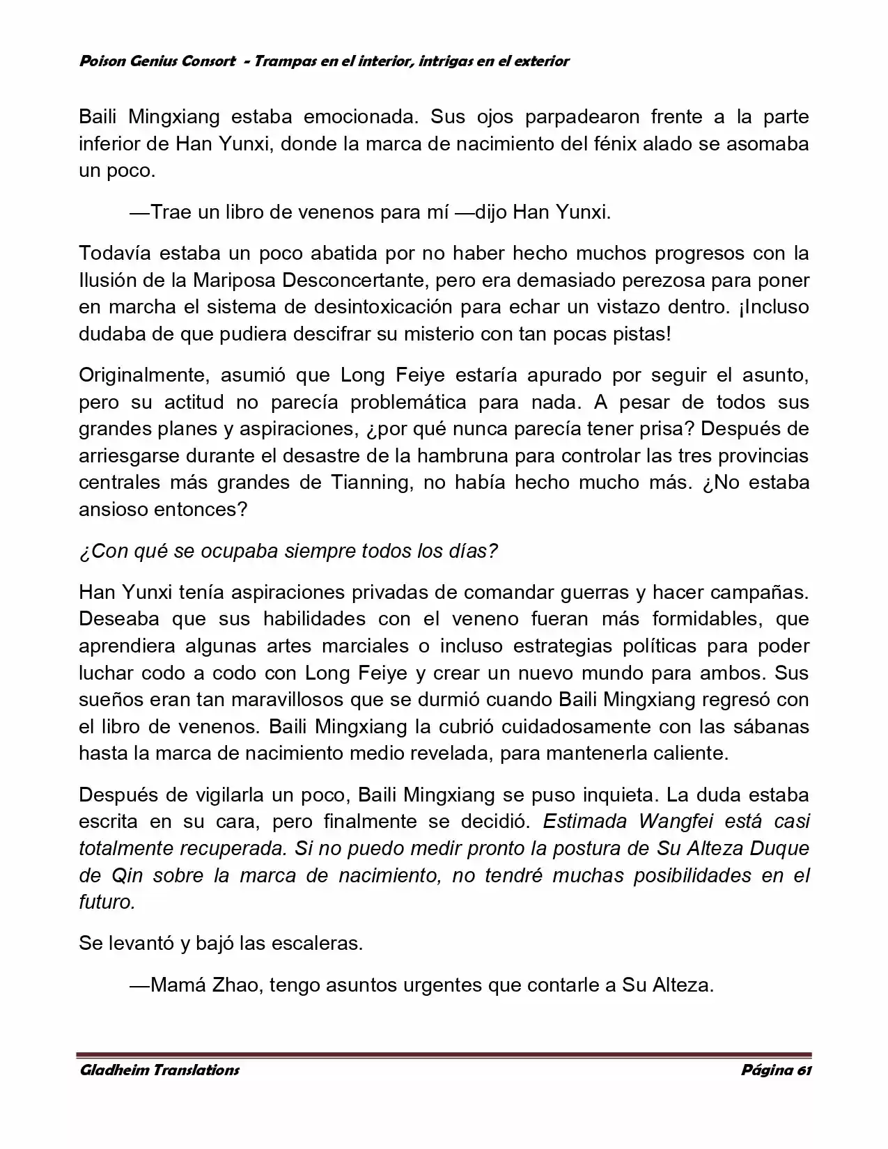 Poison Genious Consort (Novela) - Capítulo 359 - Página 57 - LectorTMOo