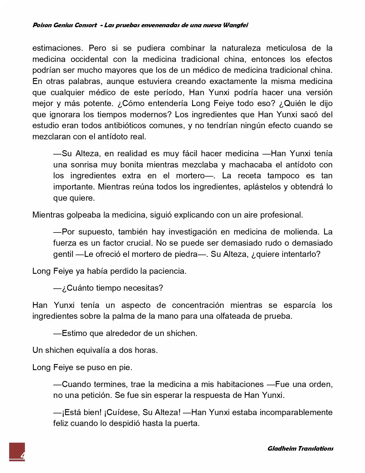 Poison Genious Consort (Novela) - Capítulo 36 - Página 4 - LectorTMOo