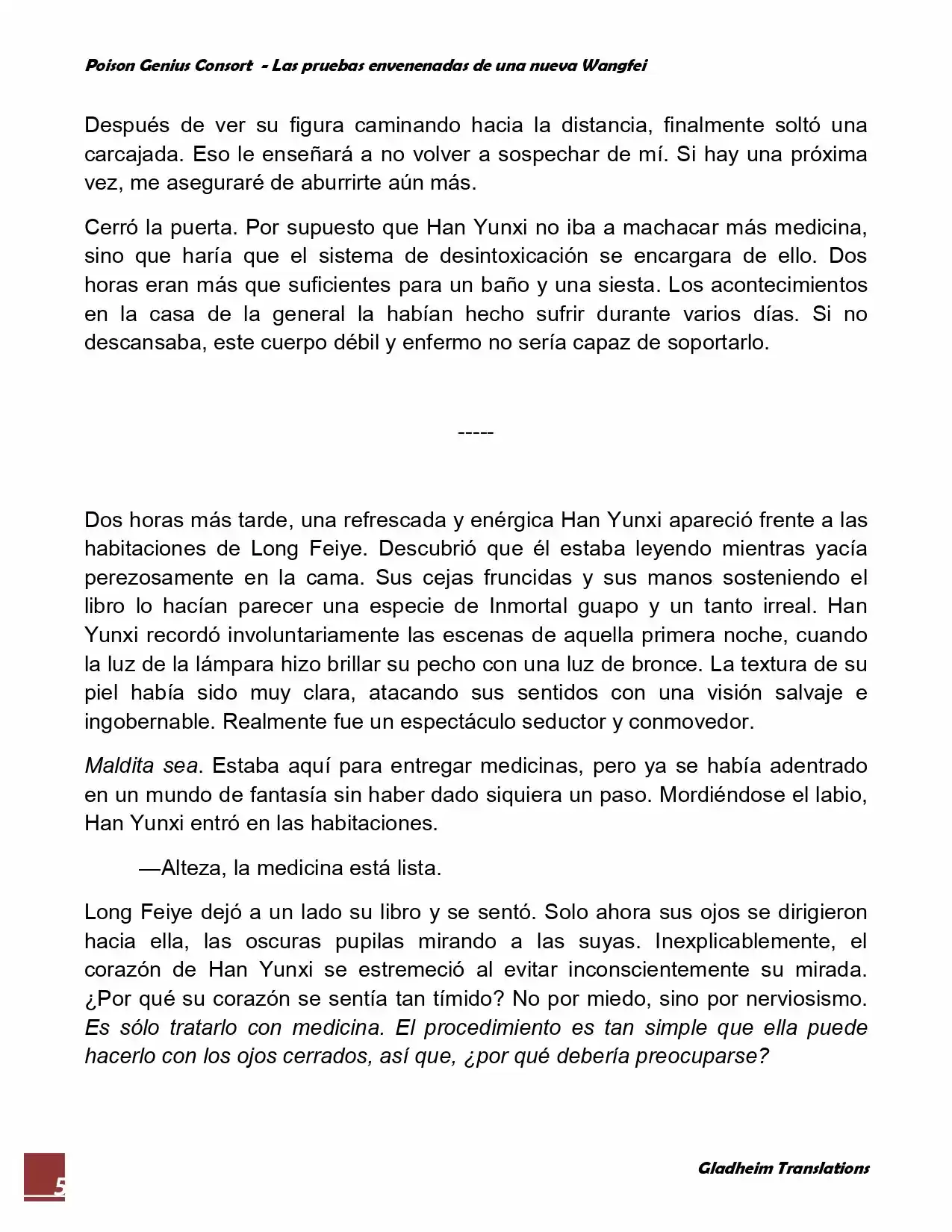Poison Genious Consort (Novela) - Capítulo 36 - Página 5 - LectorTMOo