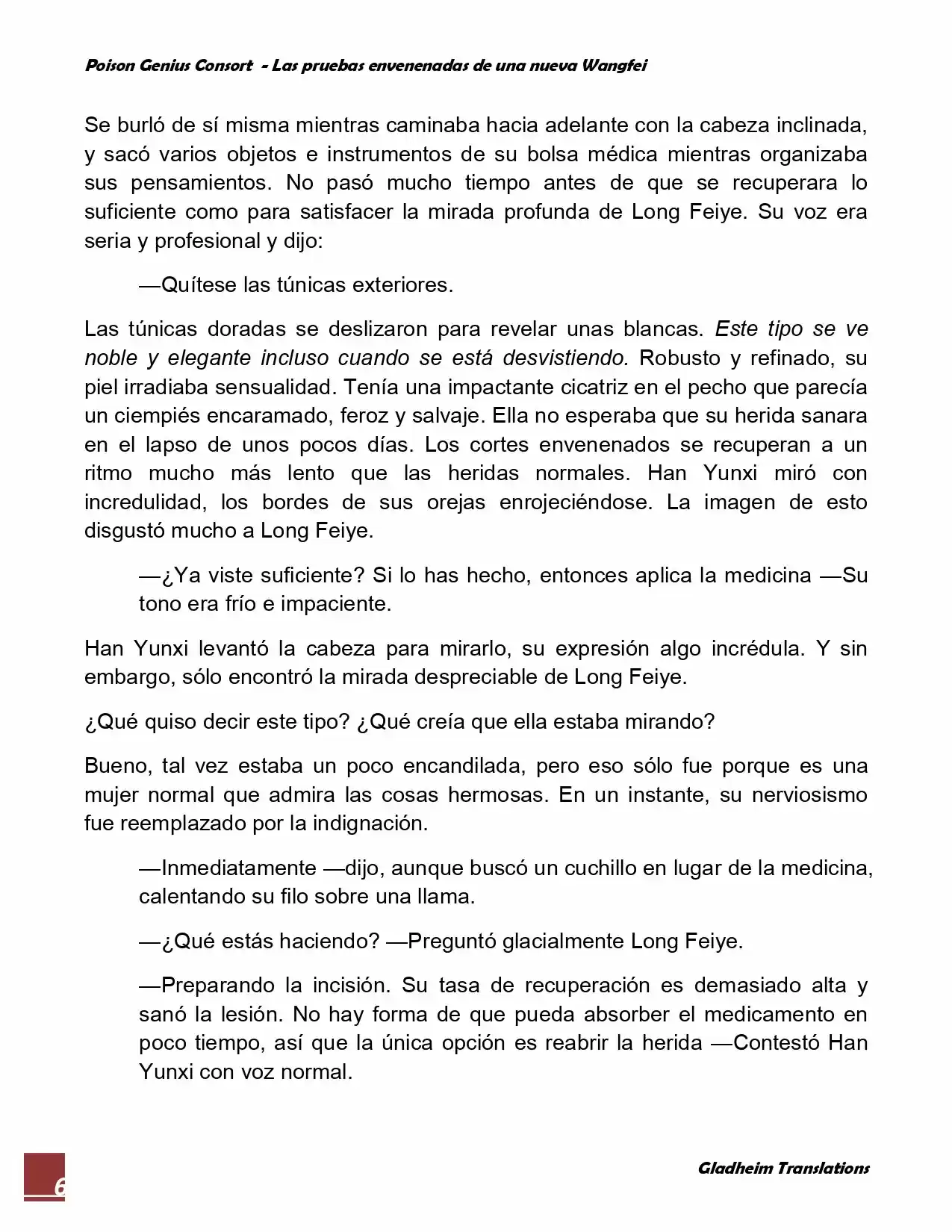 Poison Genious Consort (Novela) - Capítulo 36 - Página 6 - LectorTMOo