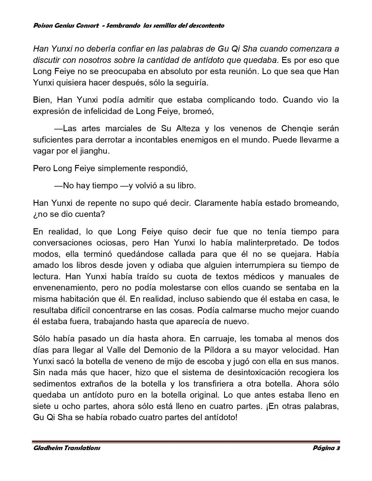 Poison Genious Consort (Novela) - Capítulo 360 - Página 3 - LectorTMOo