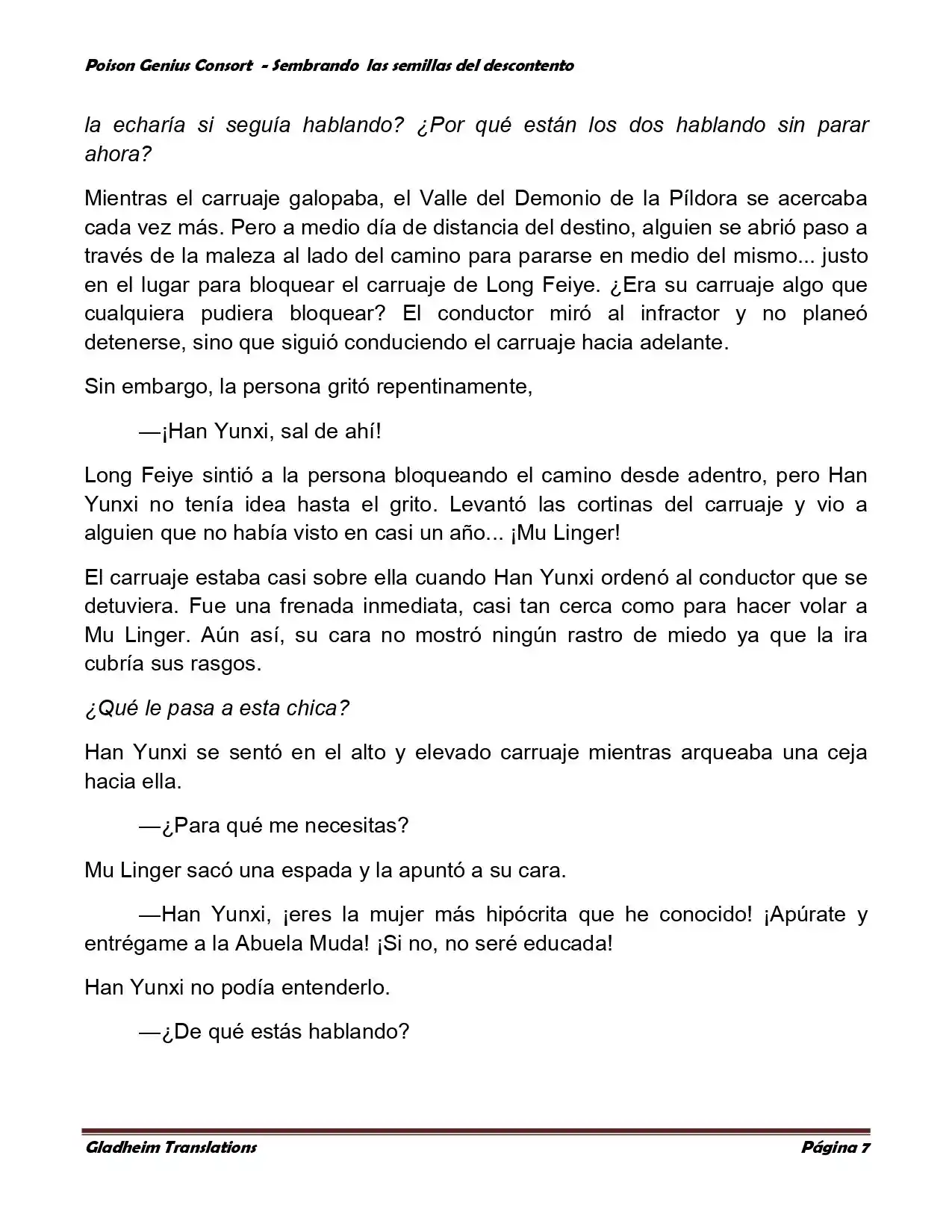 Poison Genious Consort (Novela) - Capítulo 360 - Página 7 - LectorTMOo