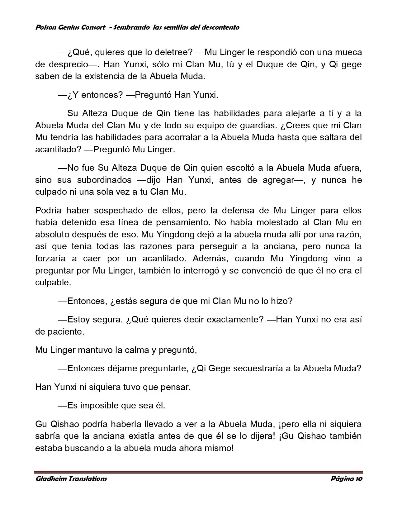 Poison Genious Consort (Novela) - Capítulo 360 - Página 10 - LectorTMOo