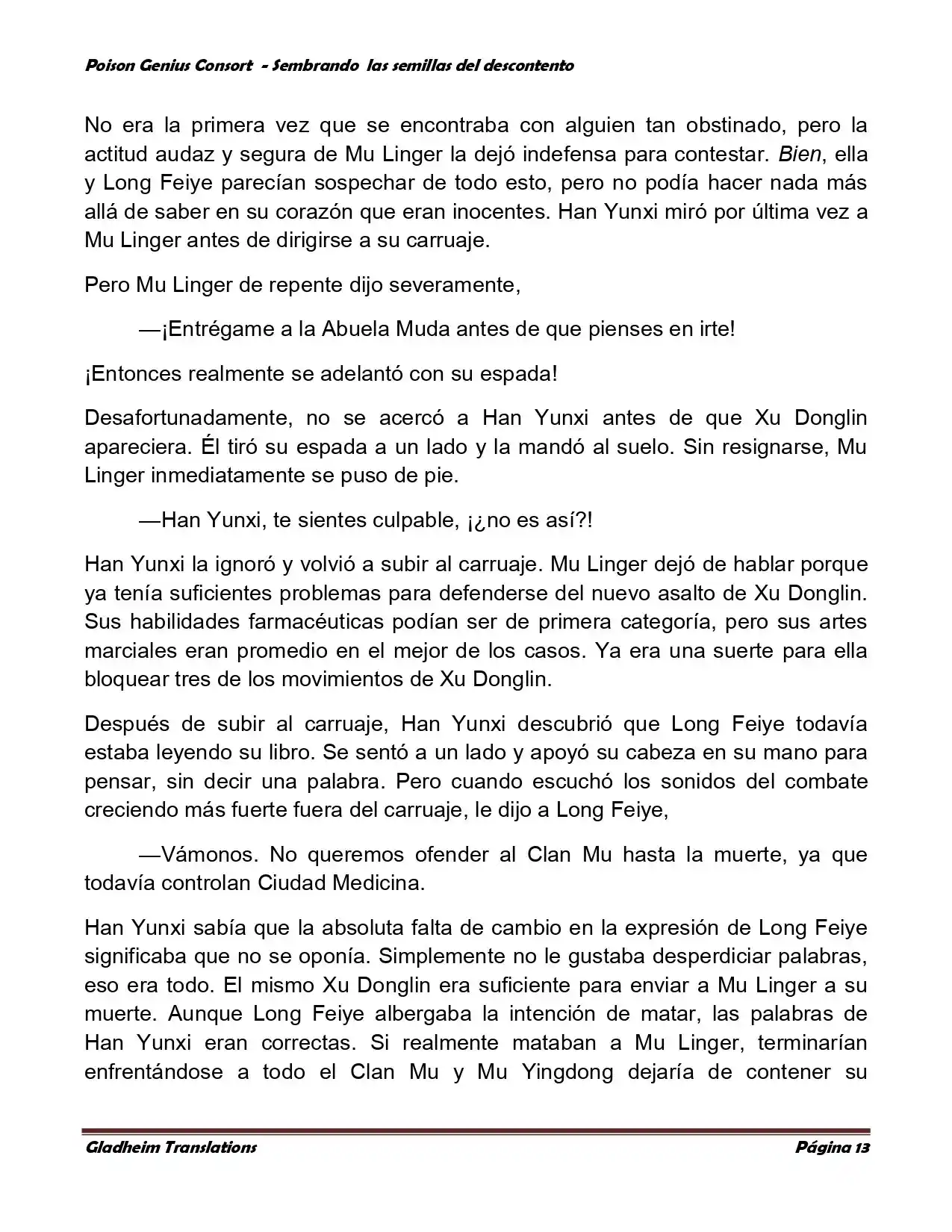 Poison Genious Consort (Novela) - Capítulo 360 - Página 13 - LectorTMOo