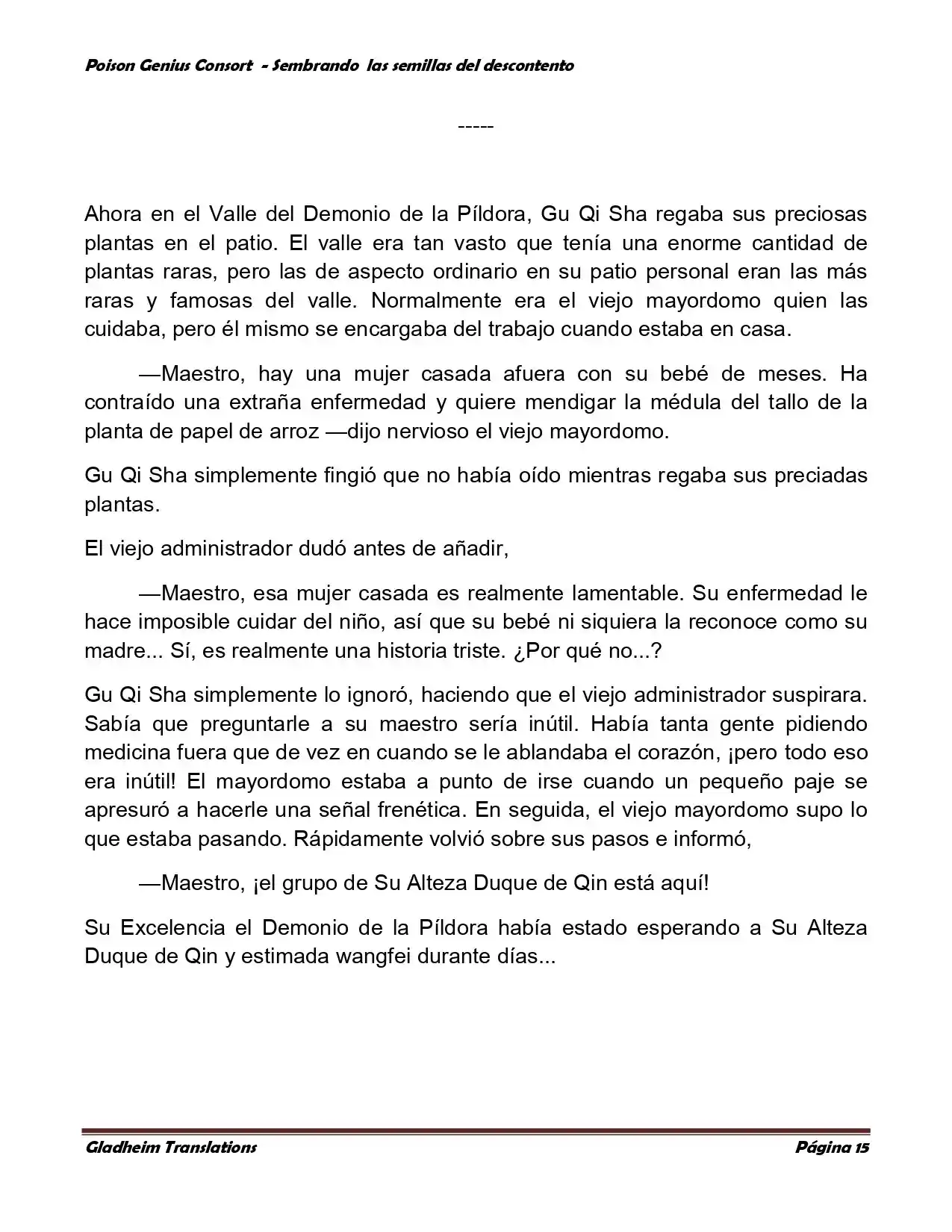 Poison Genious Consort (Novela) - Capítulo 360 - Página 15 - LectorTMOo