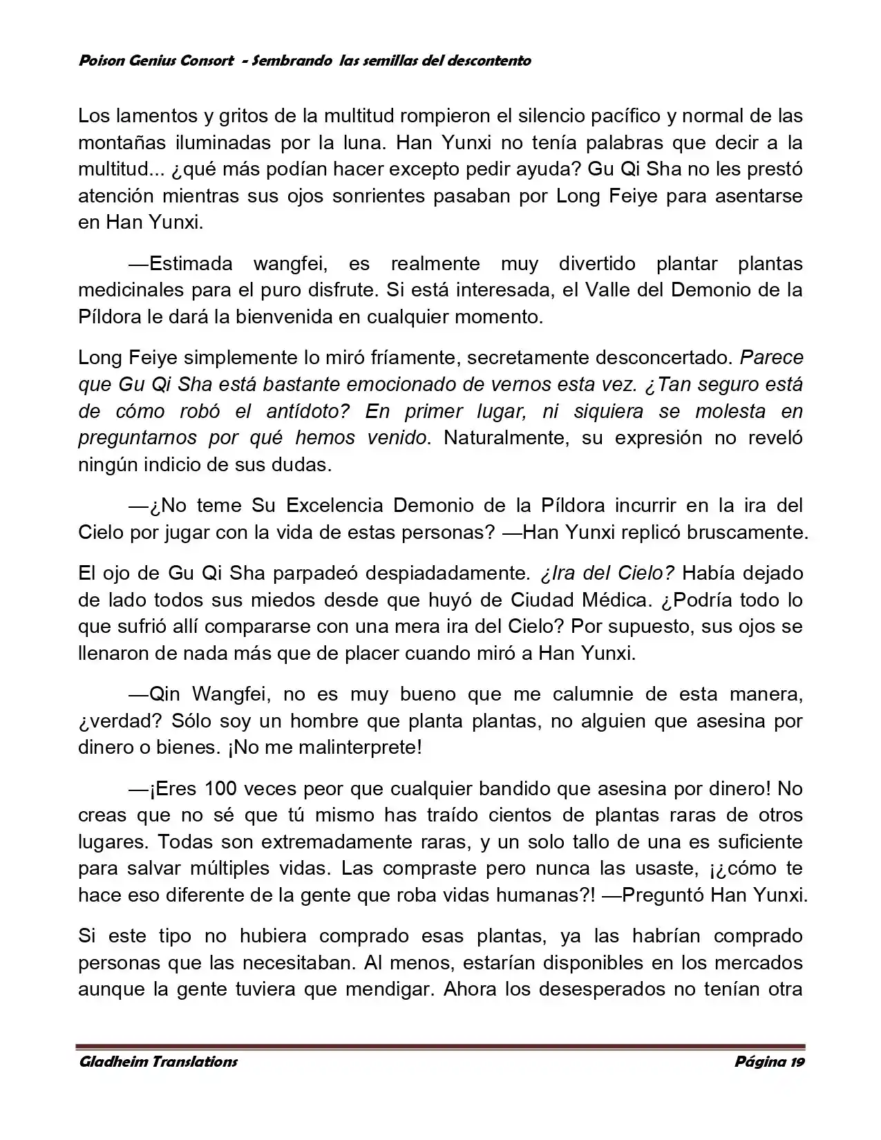 Poison Genious Consort (Novela) - Capítulo 360 - Página 19 - LectorTMOo