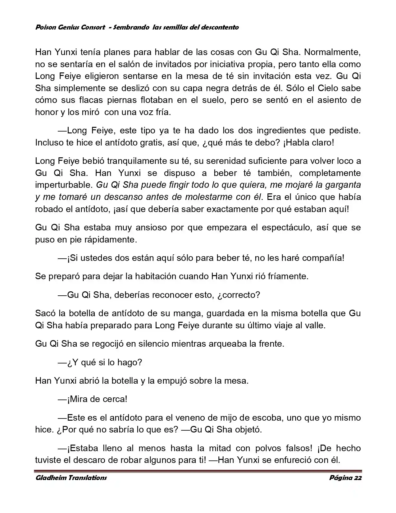Poison Genious Consort (Novela) - Capítulo 360 - Página 22 - LectorTMOo