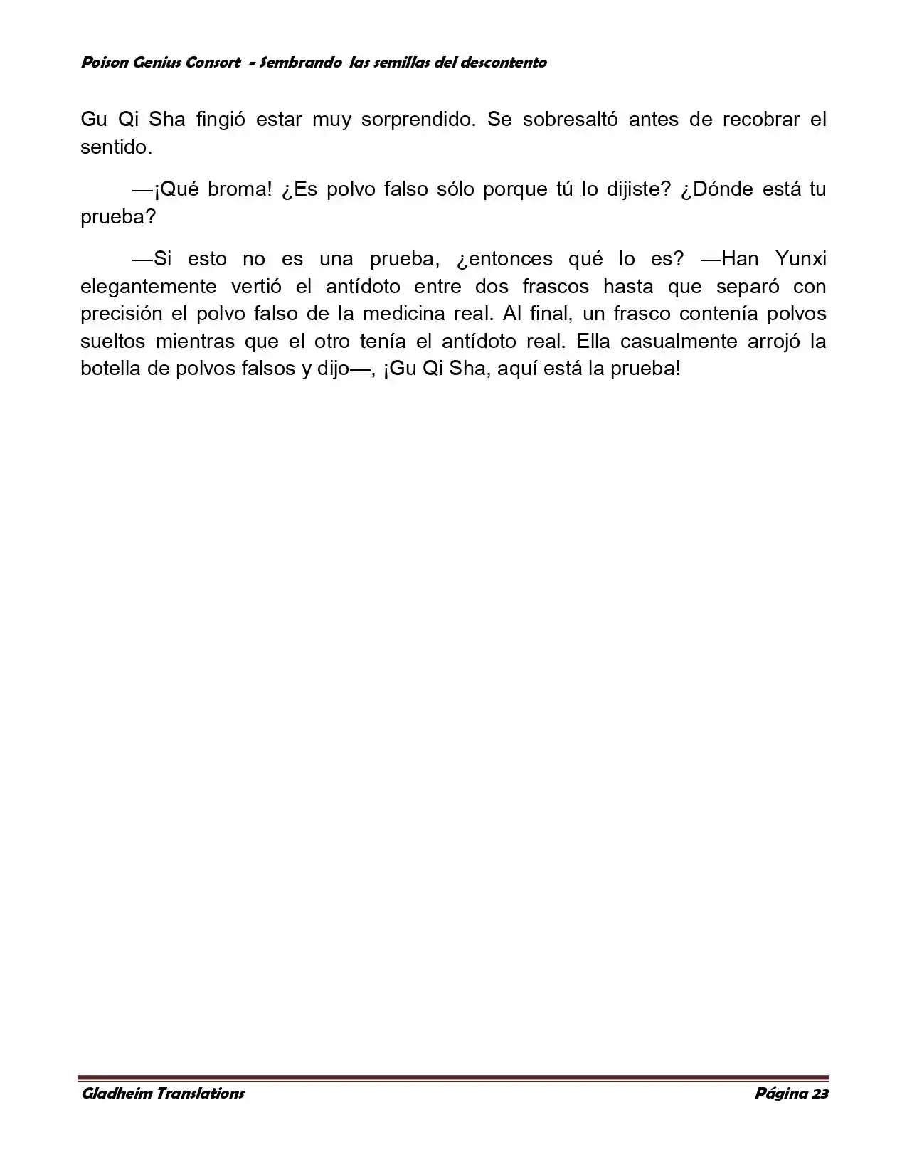 Poison Genious Consort (Novela) - Capítulo 360 - Página 23 - LectorTMOo