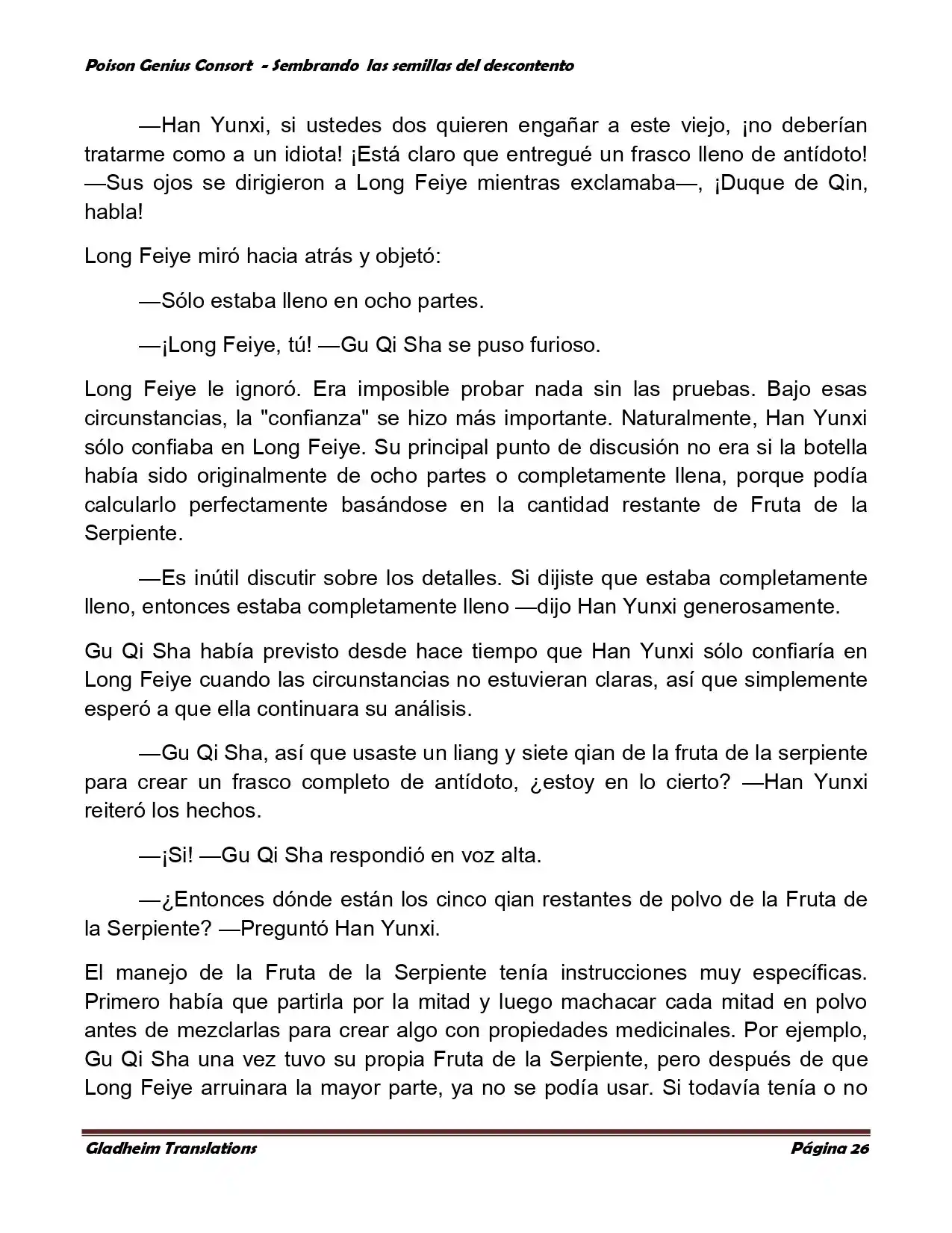 Poison Genious Consort (Novela) - Capítulo 360 - Página 26 - LectorTMOo