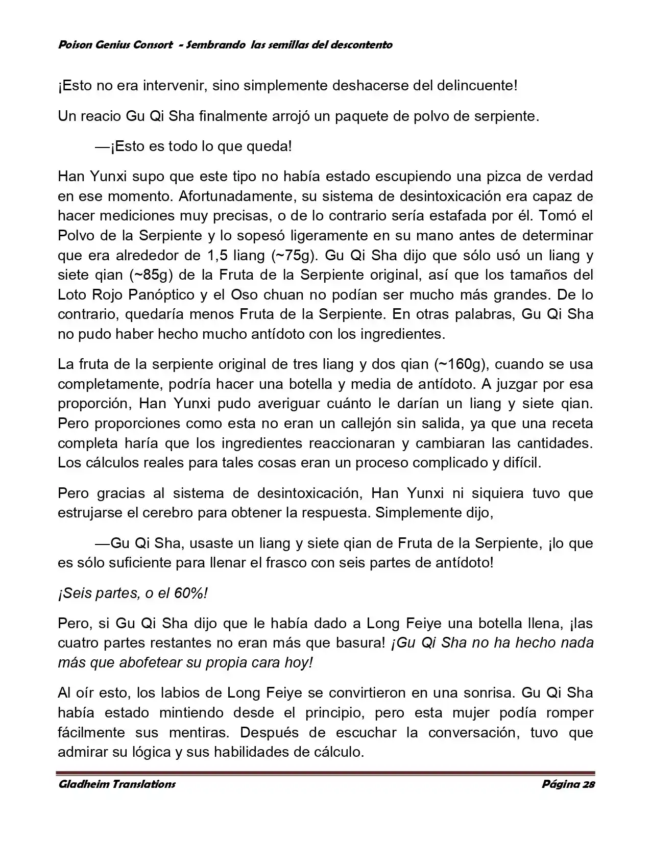 Poison Genious Consort (Novela) - Capítulo 360 - Página 28 - LectorTMOo