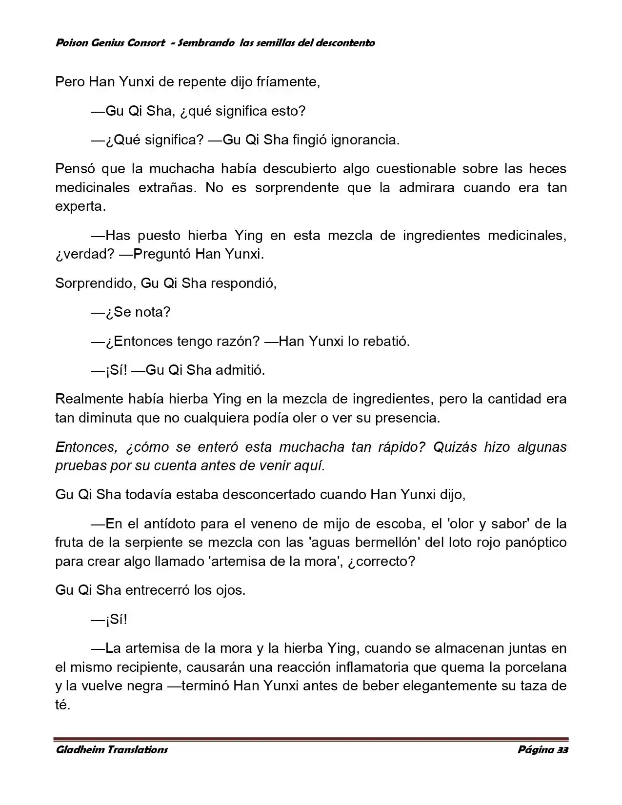 Poison Genious Consort (Novela) - Capítulo 360 - Página 33 - LectorTMOo