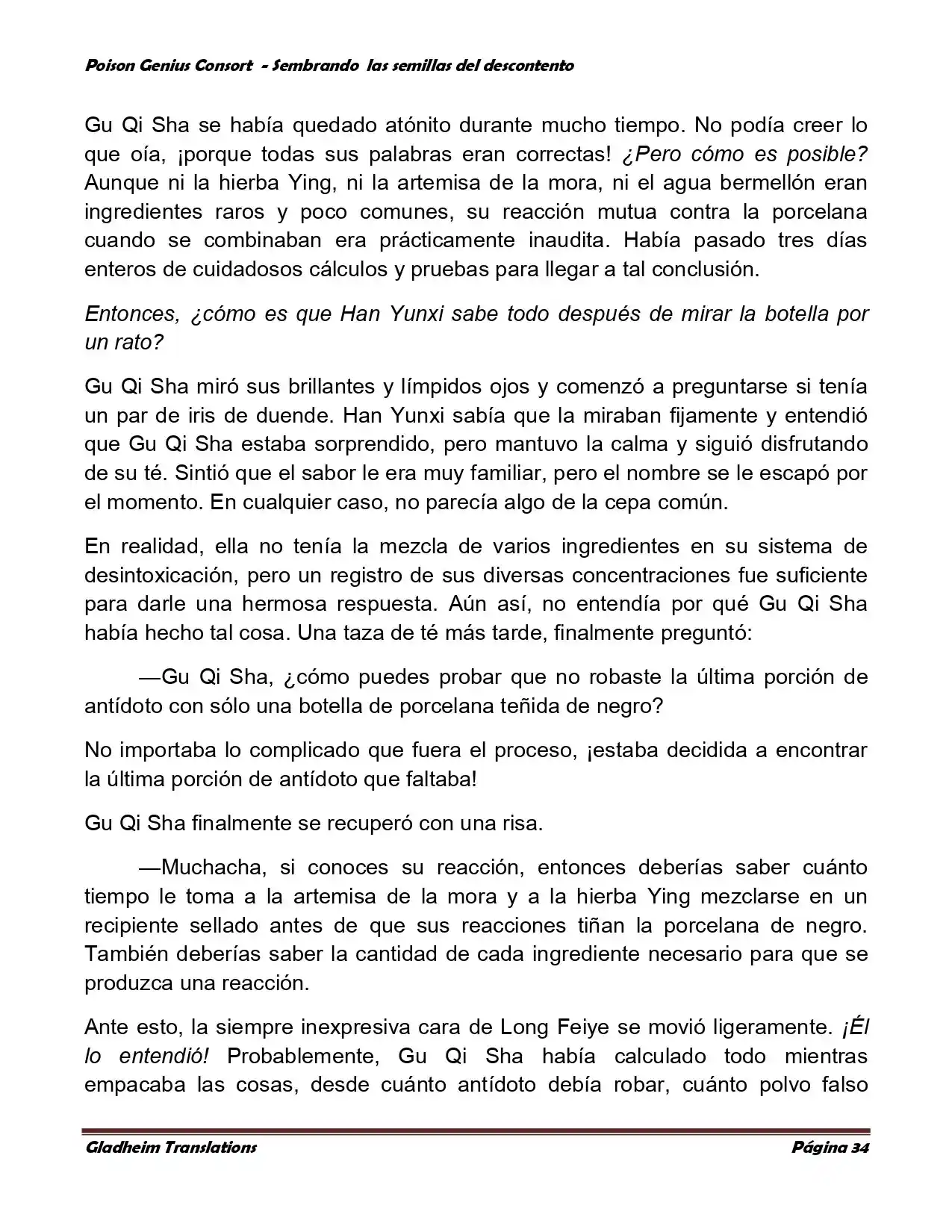 Poison Genious Consort (Novela) - Capítulo 360 - Página 34 - LectorTMOo