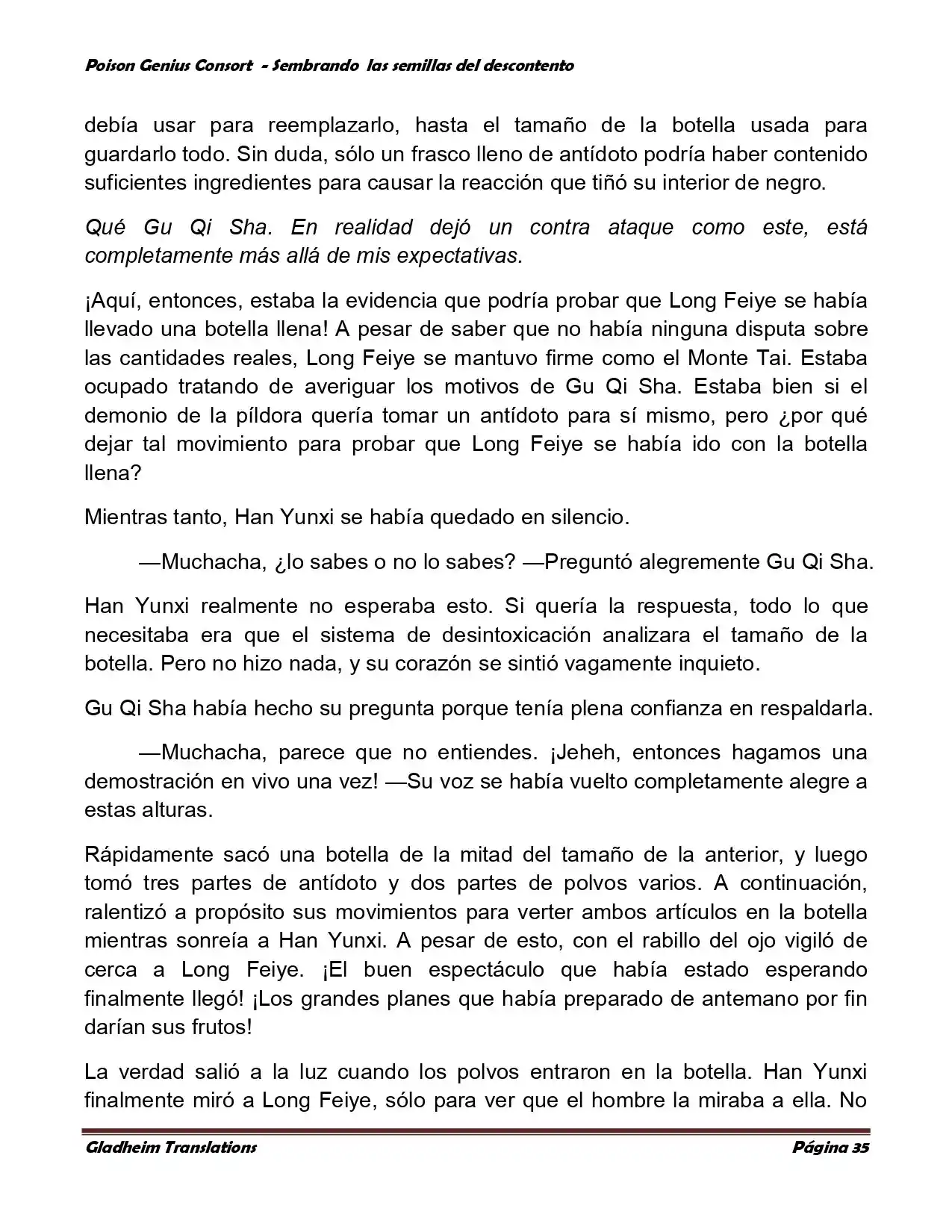 Poison Genious Consort (Novela) - Capítulo 360 - Página 35 - LectorTMOo