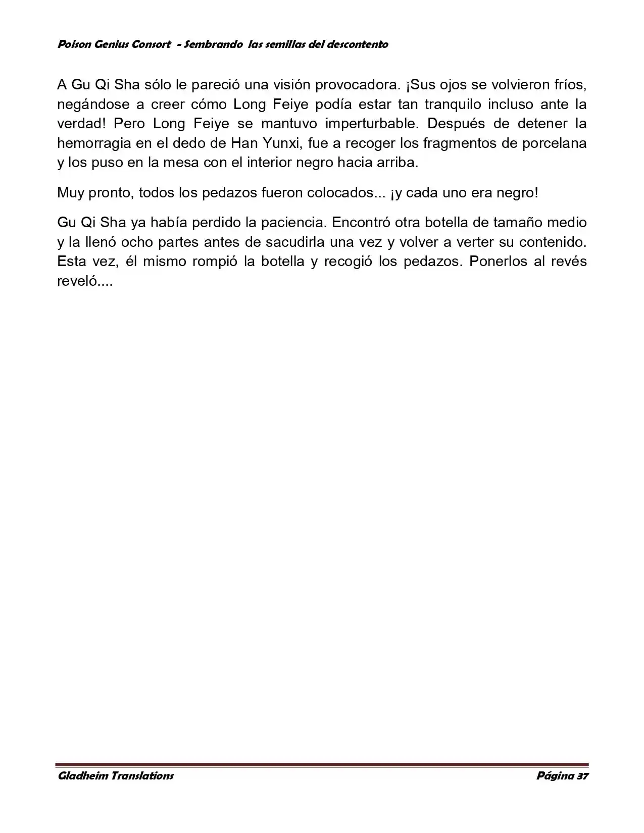 Poison Genious Consort (Novela) - Capítulo 360 - Página 37 - LectorTMOo