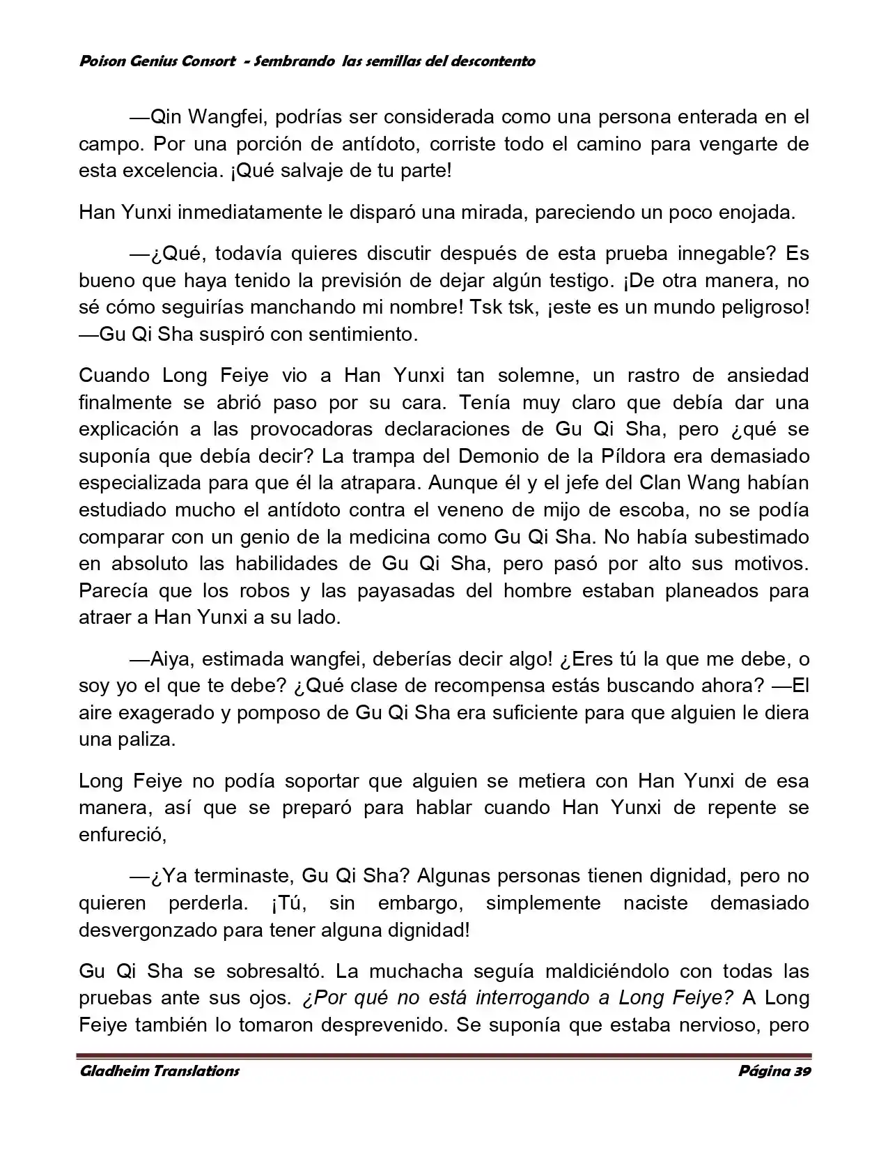 Poison Genious Consort (Novela) - Capítulo 360 - Página 39 - LectorTMOo