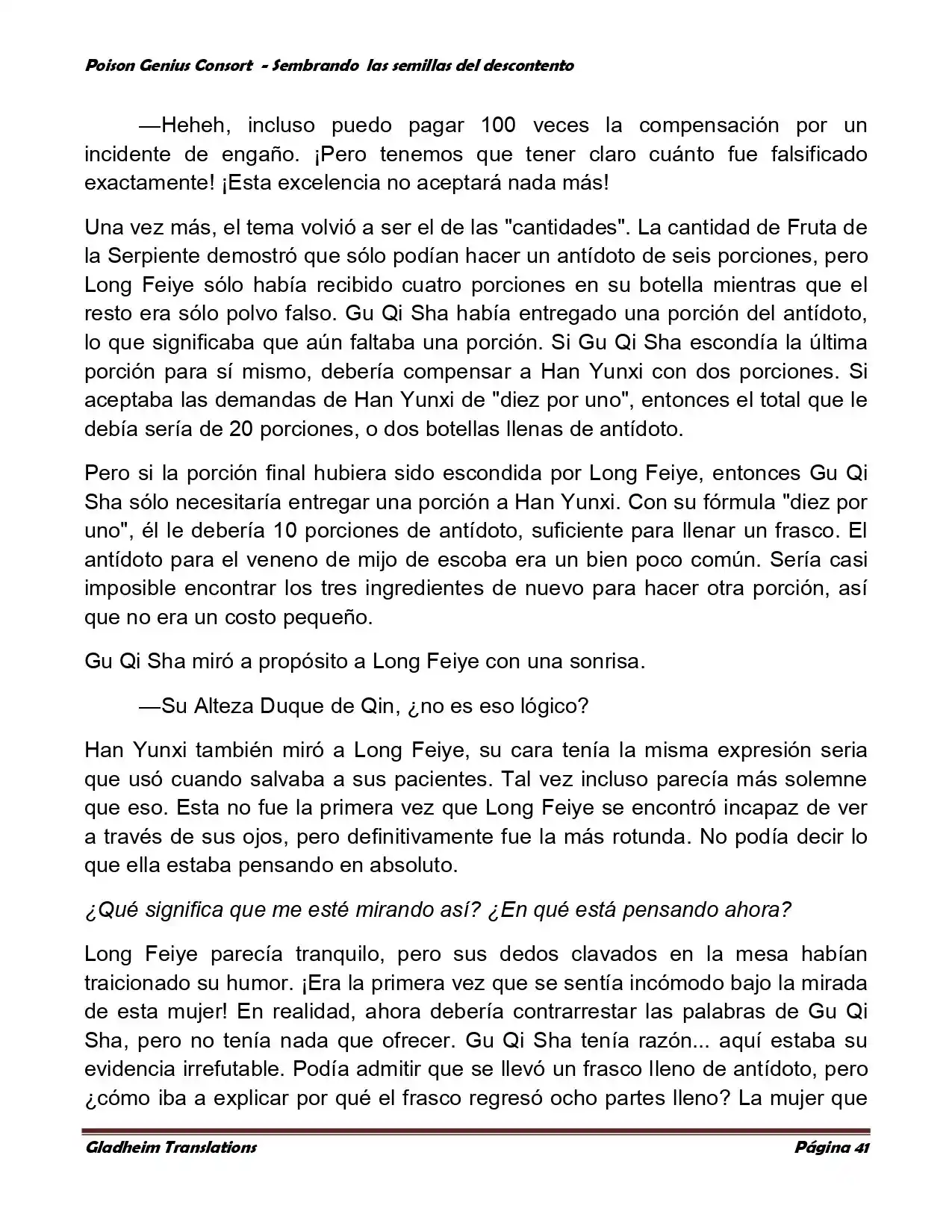 Poison Genious Consort (Novela) - Capítulo 360 - Página 41 - LectorTMOo