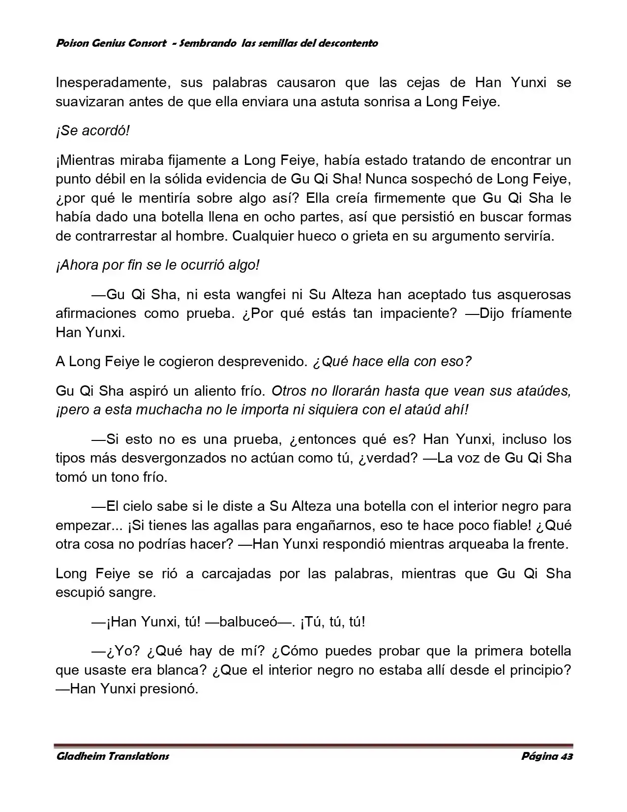Poison Genious Consort (Novela) - Capítulo 360 - Página 43 - LectorTMOo