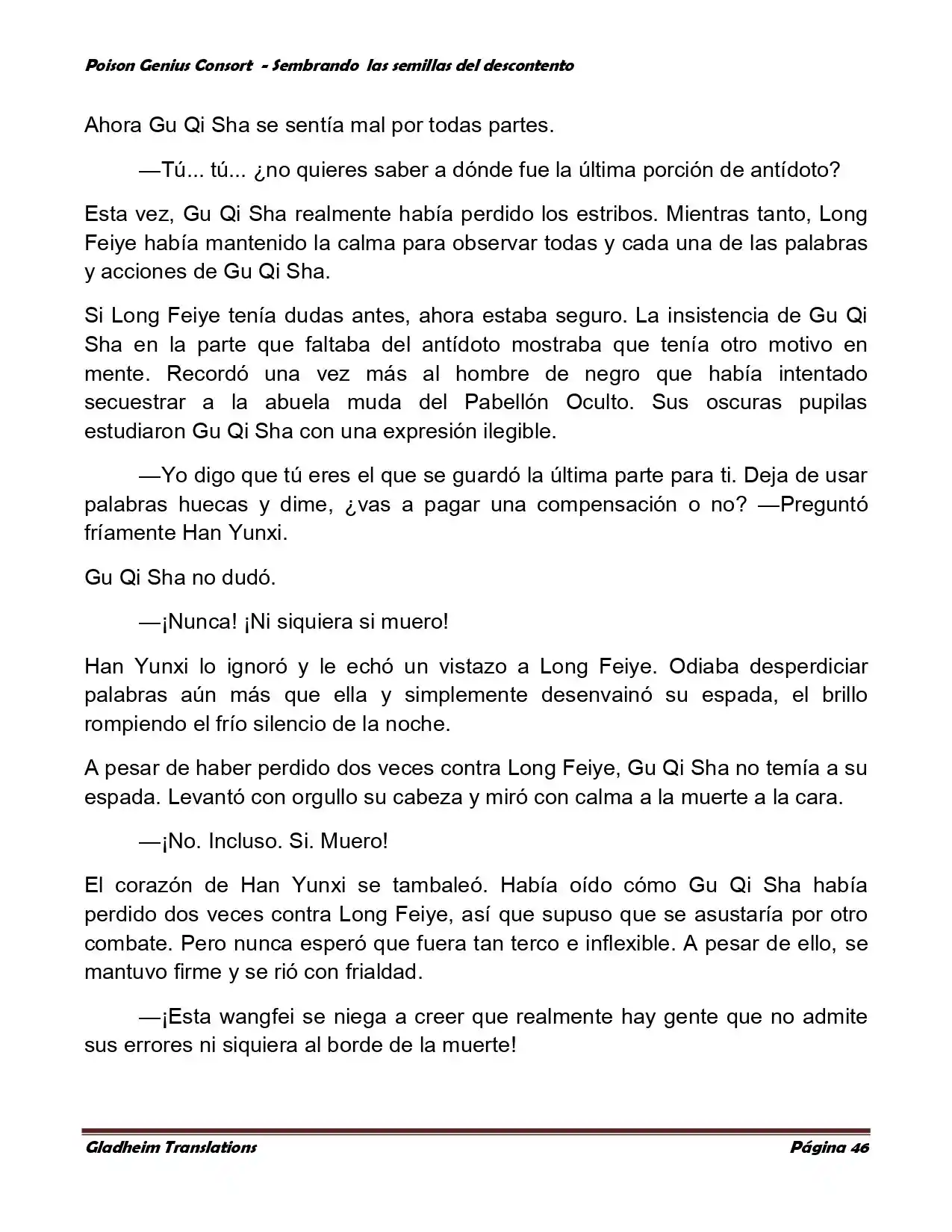 Poison Genious Consort (Novela) - Capítulo 360 - Página 46 - LectorTMOo