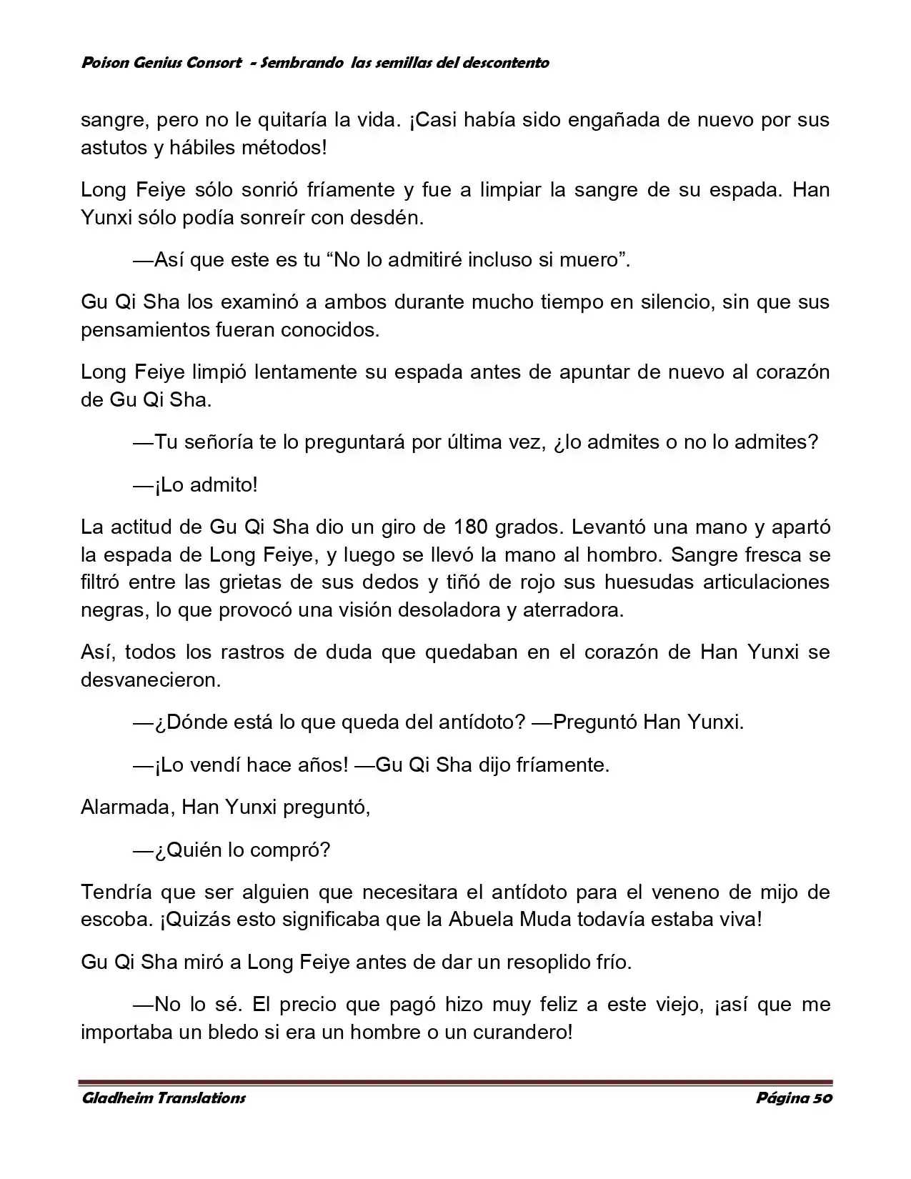 Poison Genious Consort (Novela) - Capítulo 360 - Página 50 - LectorTMOo