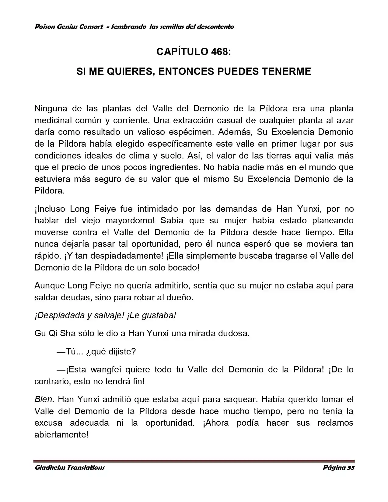 Poison Genious Consort (Novela) - Capítulo 360 - Página 53 - LectorTMOo