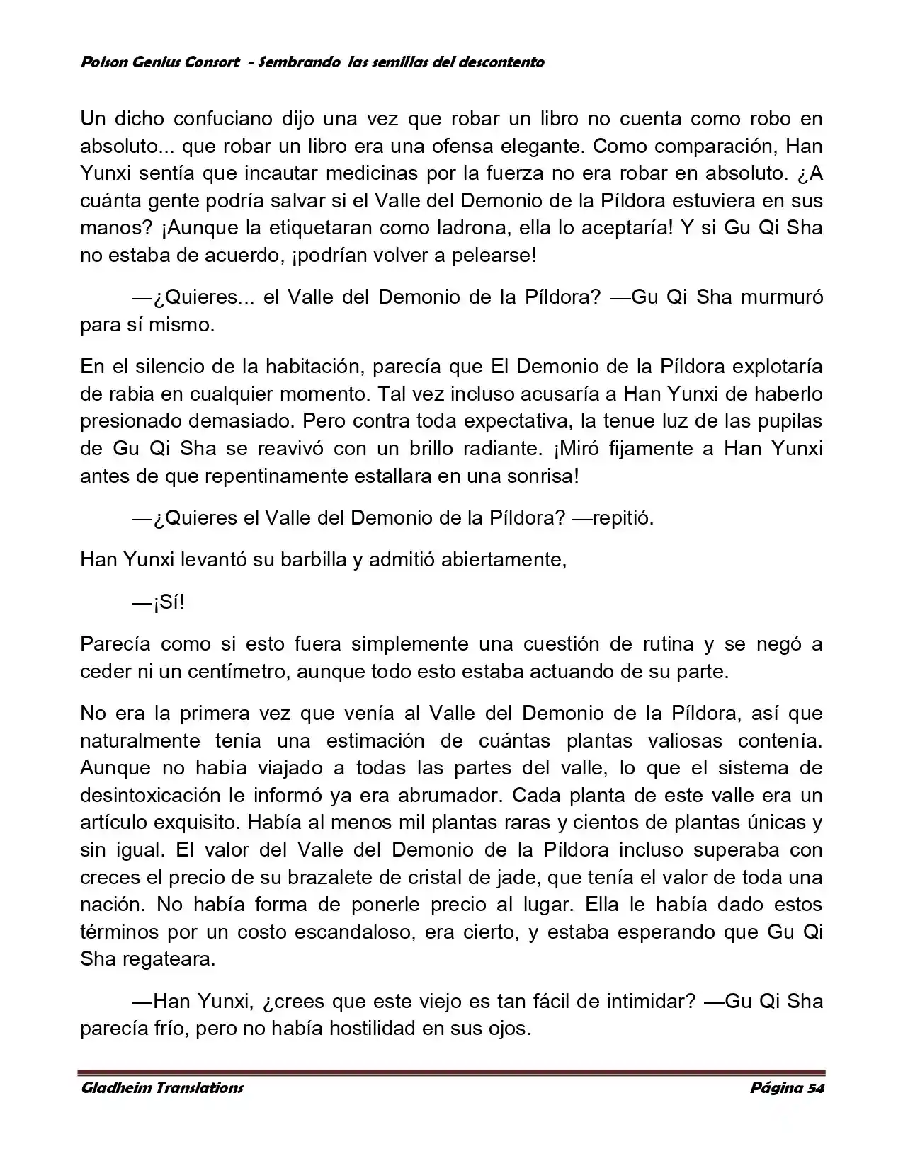Poison Genious Consort (Novela) - Capítulo 360 - Página 54 - LectorTMOo