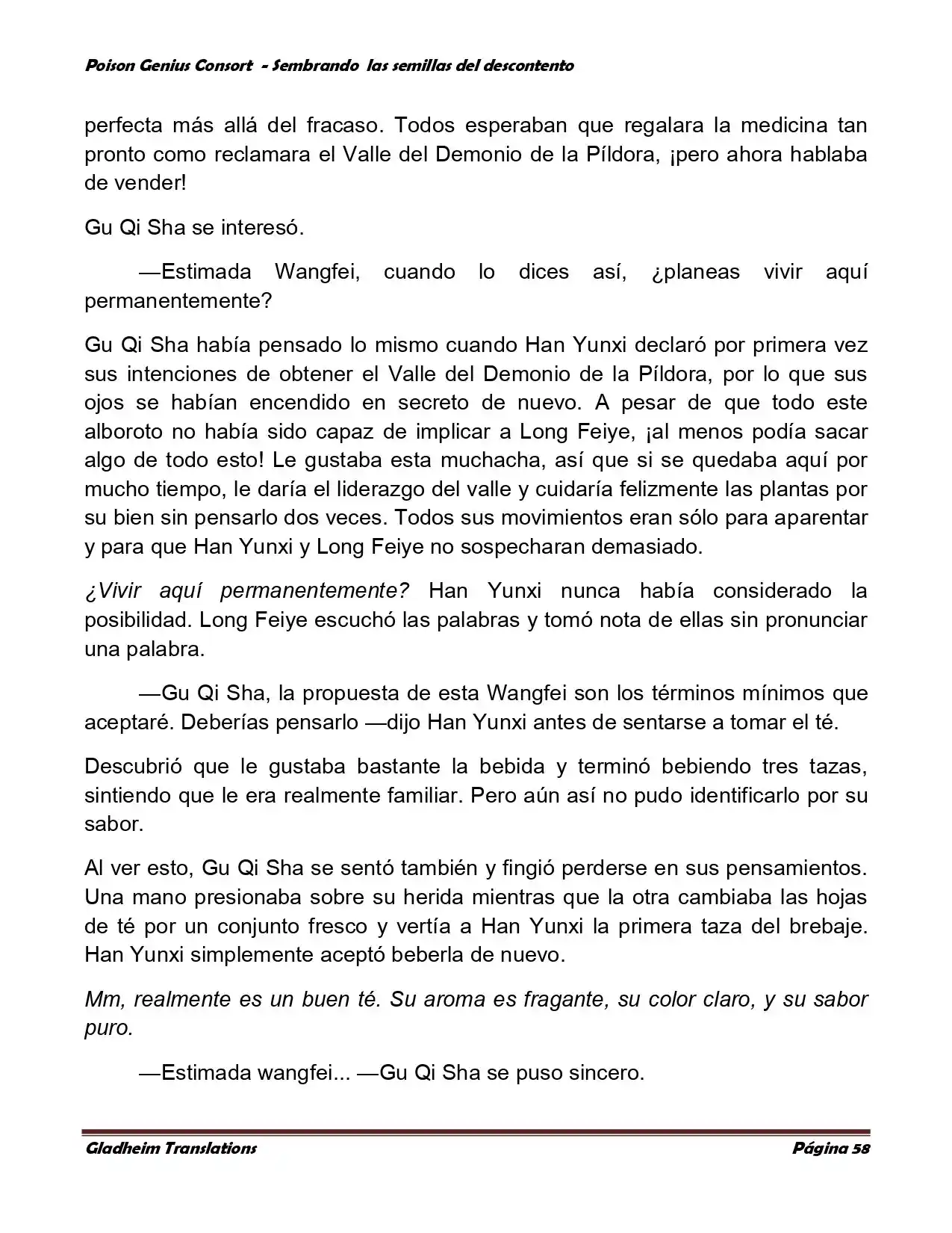 Poison Genious Consort (Novela) - Capítulo 360 - Página 58 - LectorTMOo