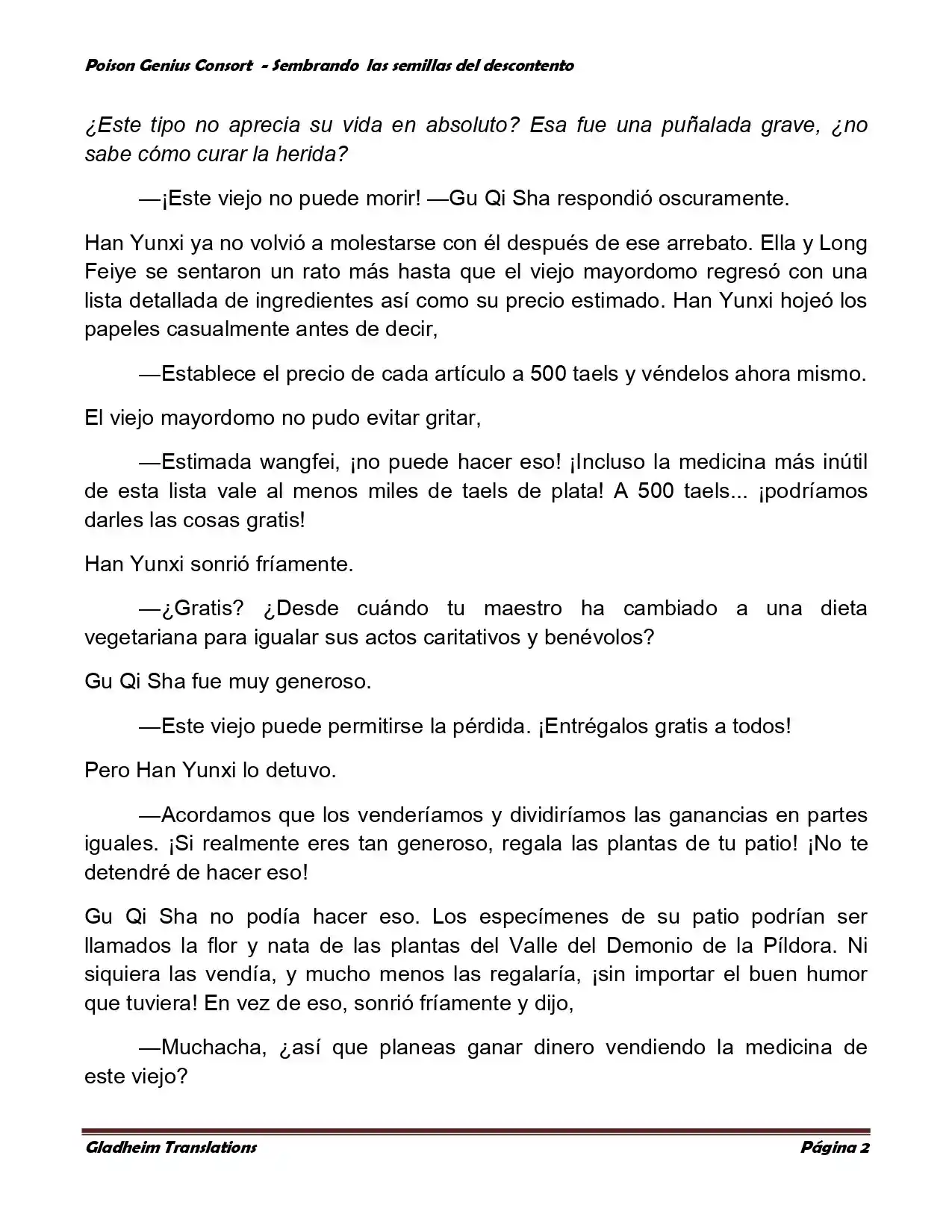 Poison Genious Consort (Novela) - Capítulo 361 - Página 2 - LectorTMOo