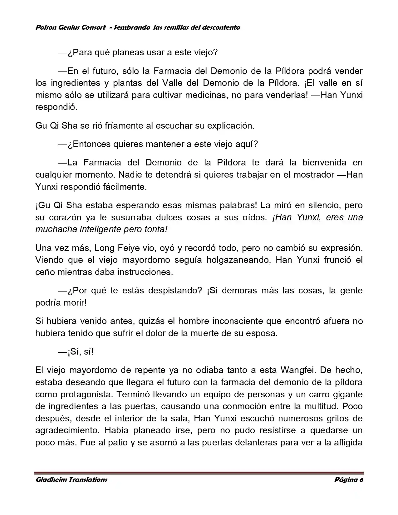 Poison Genious Consort (Novela) - Capítulo 361 - Página 6 - LectorTMOo