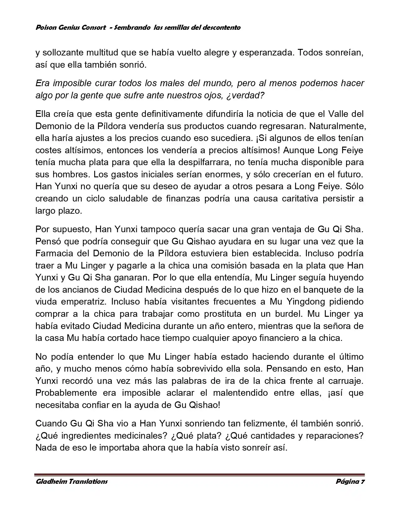 Poison Genious Consort (Novela) - Capítulo 361 - Página 7 - LectorTMOo