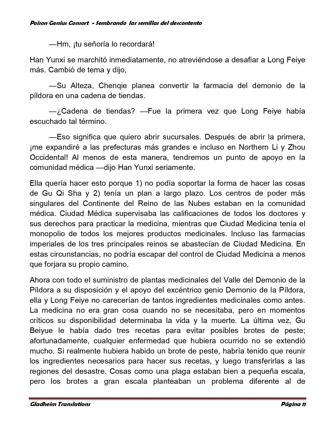 Poison Genious Consort (Novela) - Capítulo 361 - Página 11 - LectorTMOo