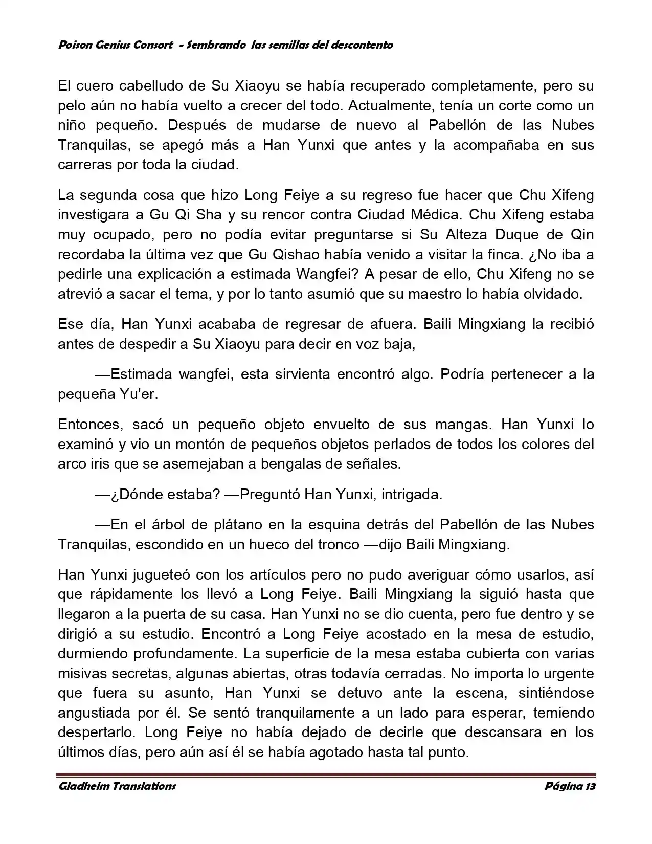 Poison Genious Consort (Novela) - Capítulo 361 - Página 13 - LectorTMOo