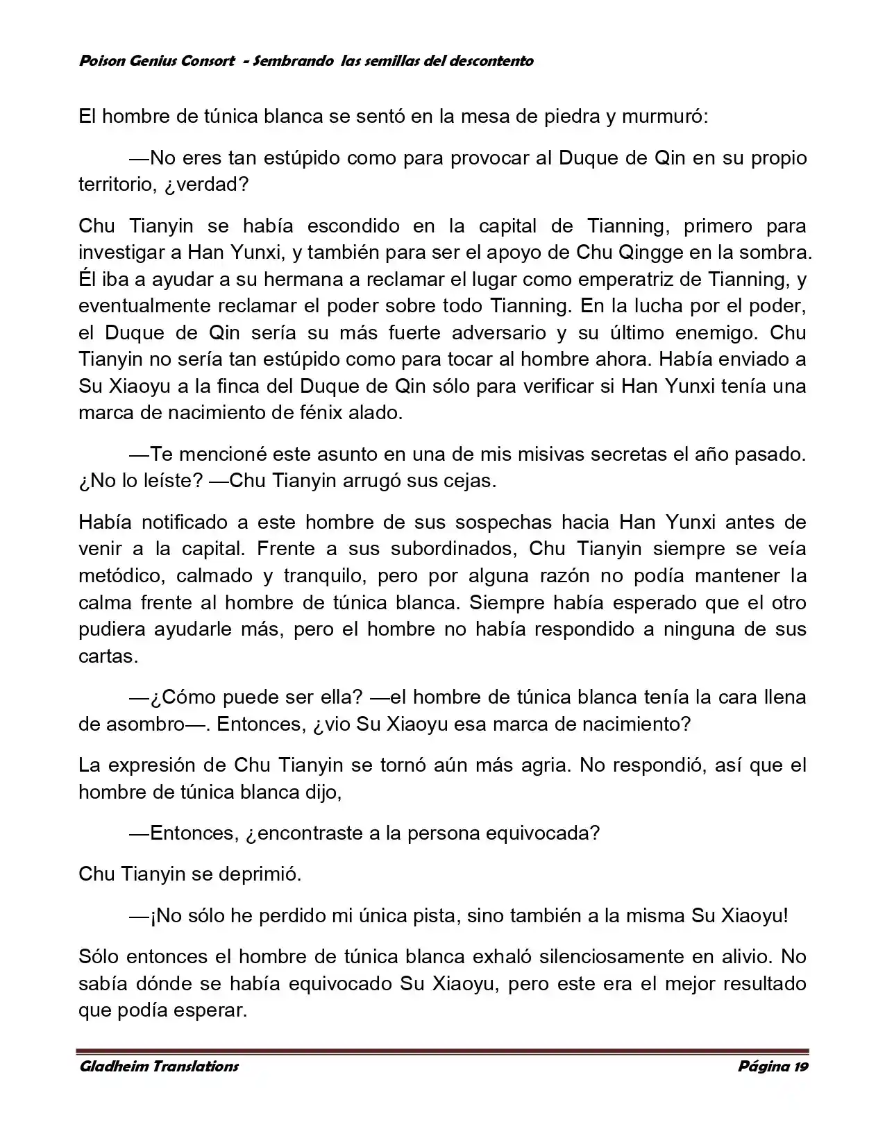 Poison Genious Consort (Novela) - Capítulo 361 - Página 19 - LectorTMOo