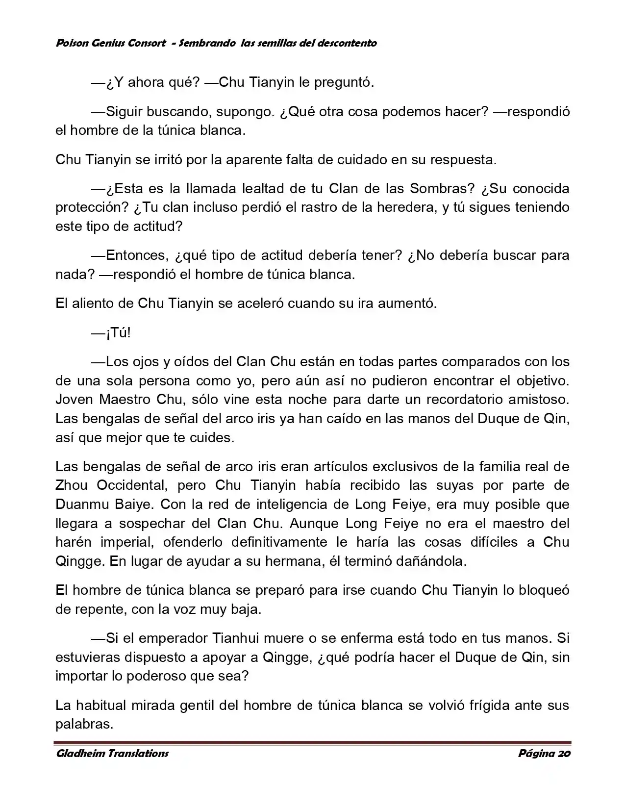 Poison Genious Consort (Novela) - Capítulo 361 - Página 20 - LectorTMOo