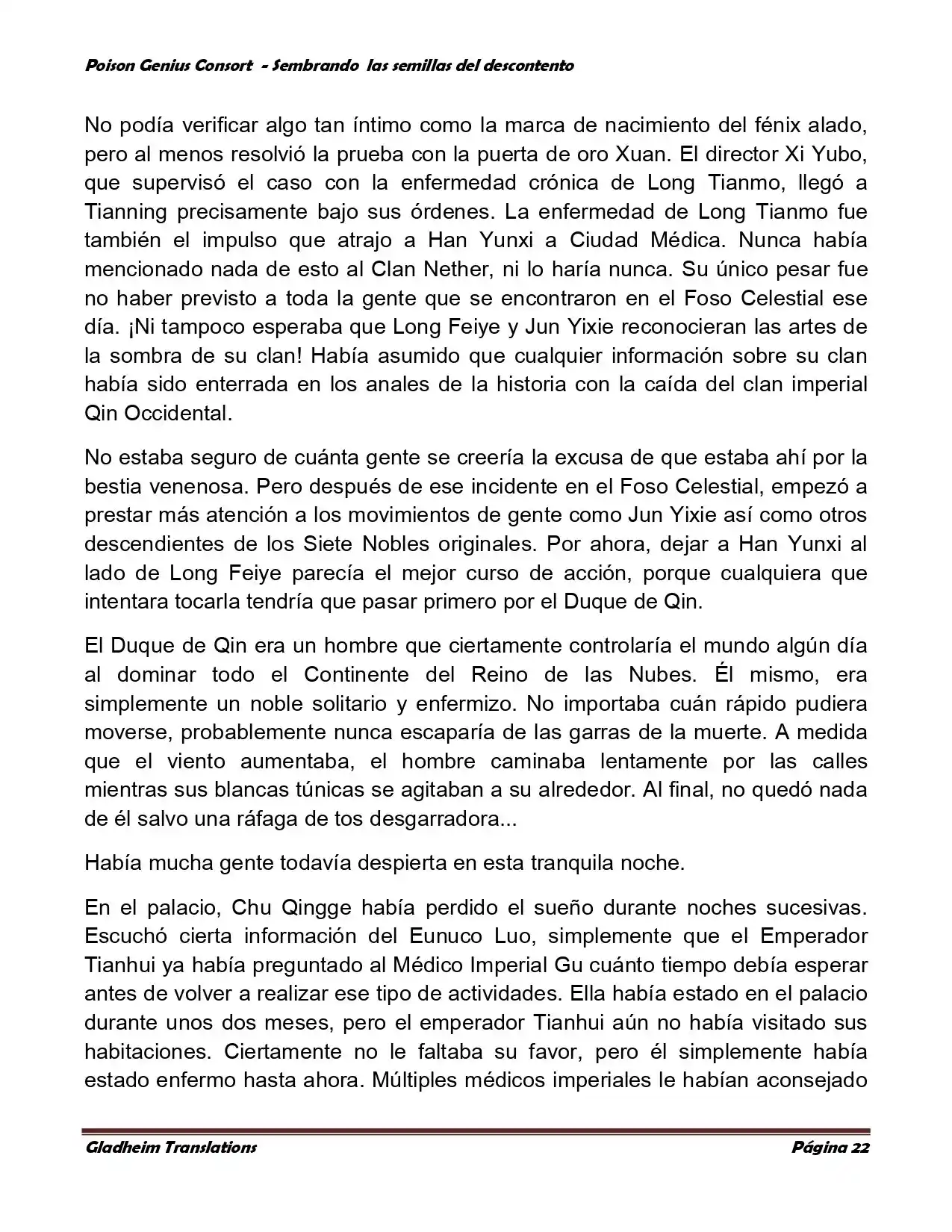 Poison Genious Consort (Novela) - Capítulo 361 - Página 22 - LectorTMOo