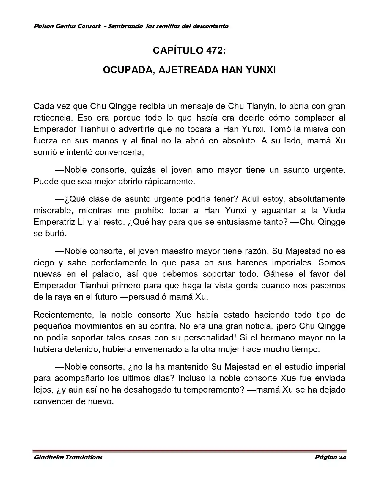 Poison Genious Consort (Novela) - Capítulo 361 - Página 24 - LectorTMOo