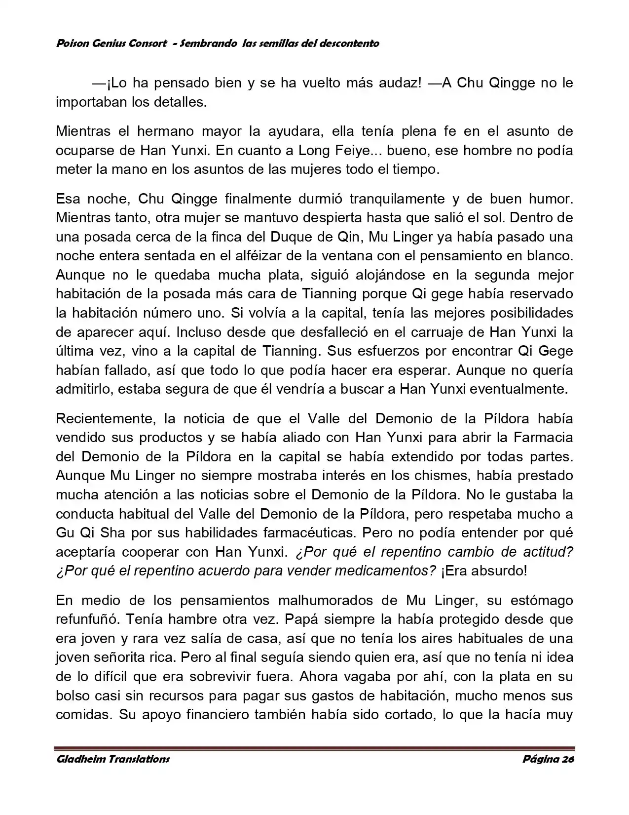 Poison Genious Consort (Novela) - Capítulo 361 - Página 26 - LectorTMOo