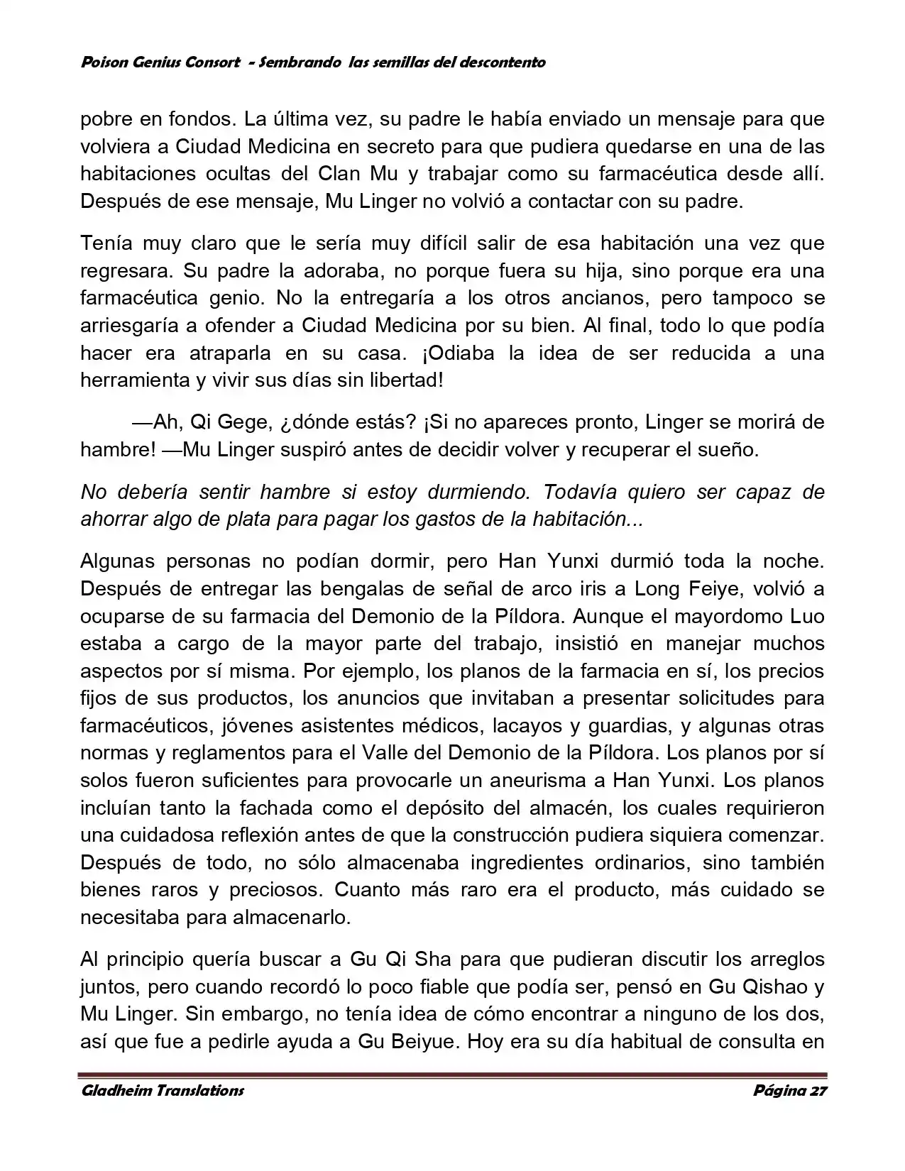 Poison Genious Consort (Novela) - Capítulo 361 - Página 27 - LectorTMOo