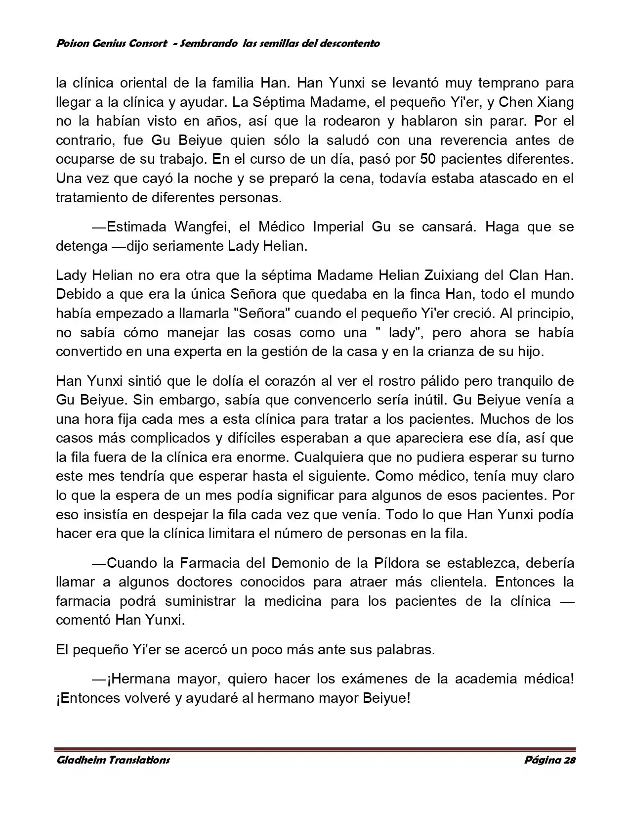 Poison Genious Consort (Novela) - Capítulo 361 - Página 28 - LectorTMOo