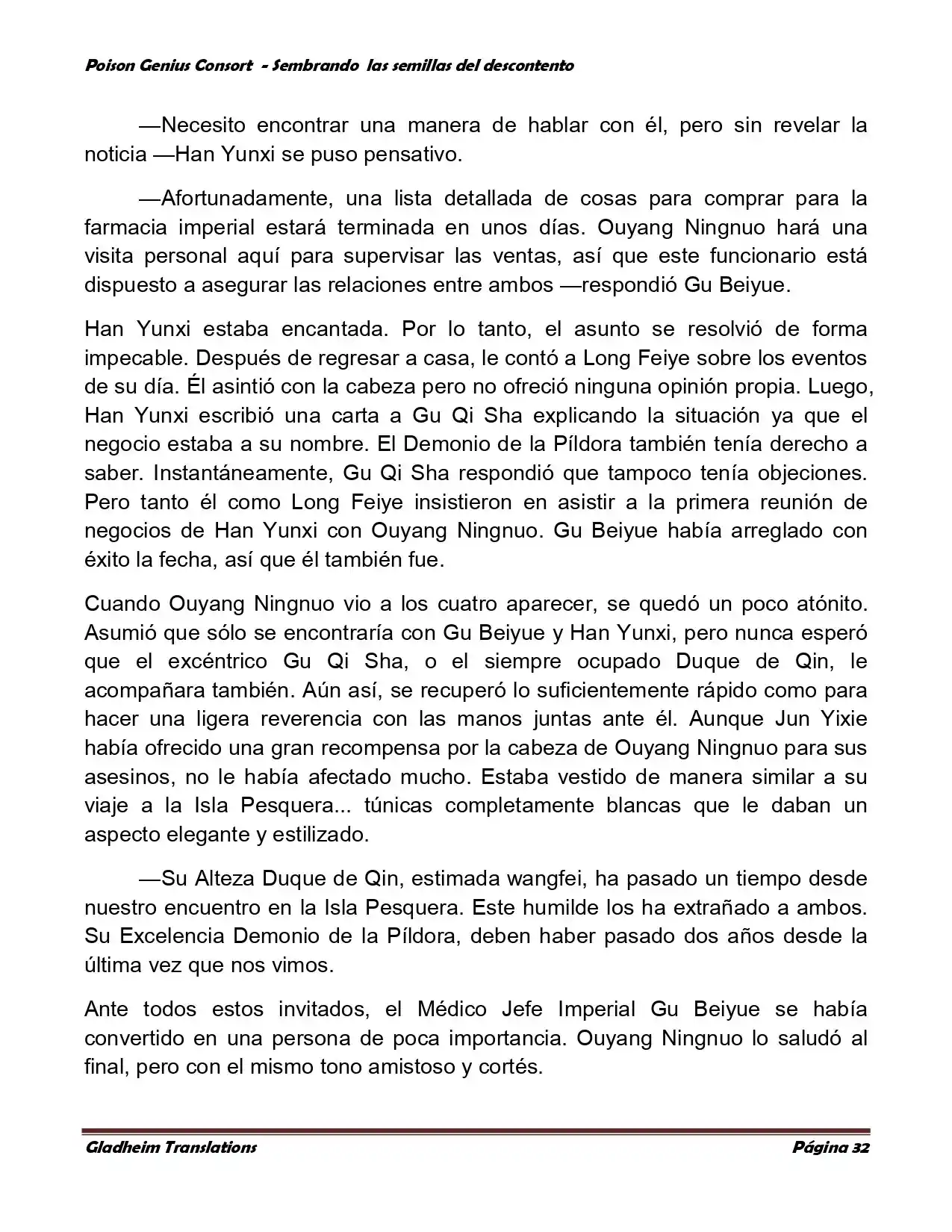 Poison Genious Consort (Novela) - Capítulo 361 - Página 32 - LectorTMOo