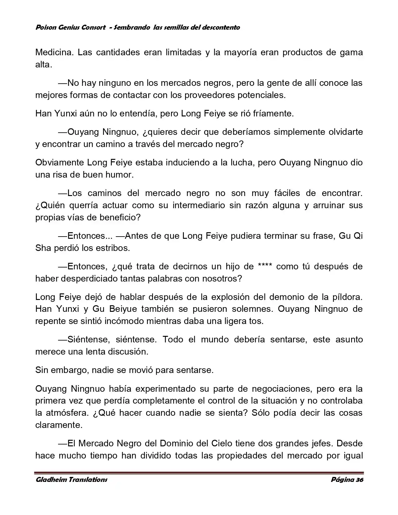 Poison Genious Consort (Novela) - Capítulo 361 - Página 36 - LectorTMOo