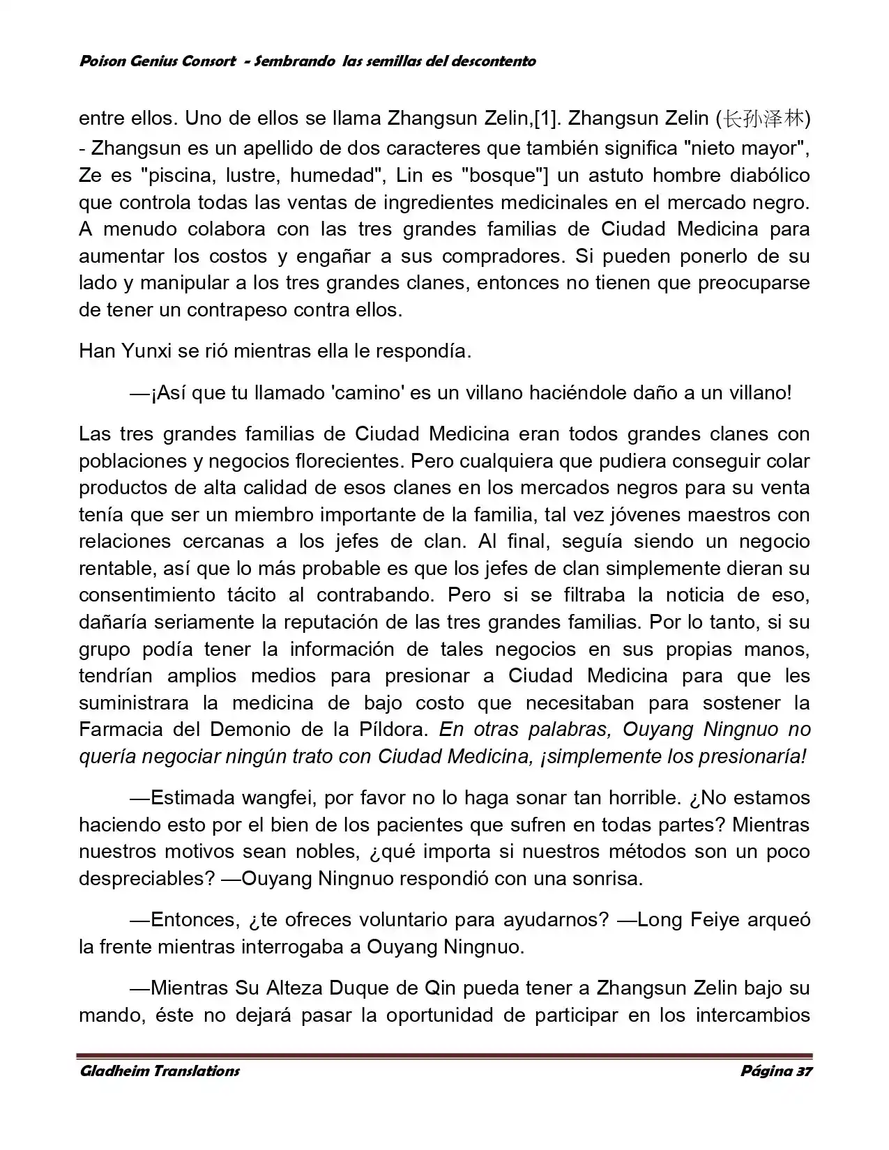 Poison Genious Consort (Novela) - Capítulo 361 - Página 37 - LectorTMOo